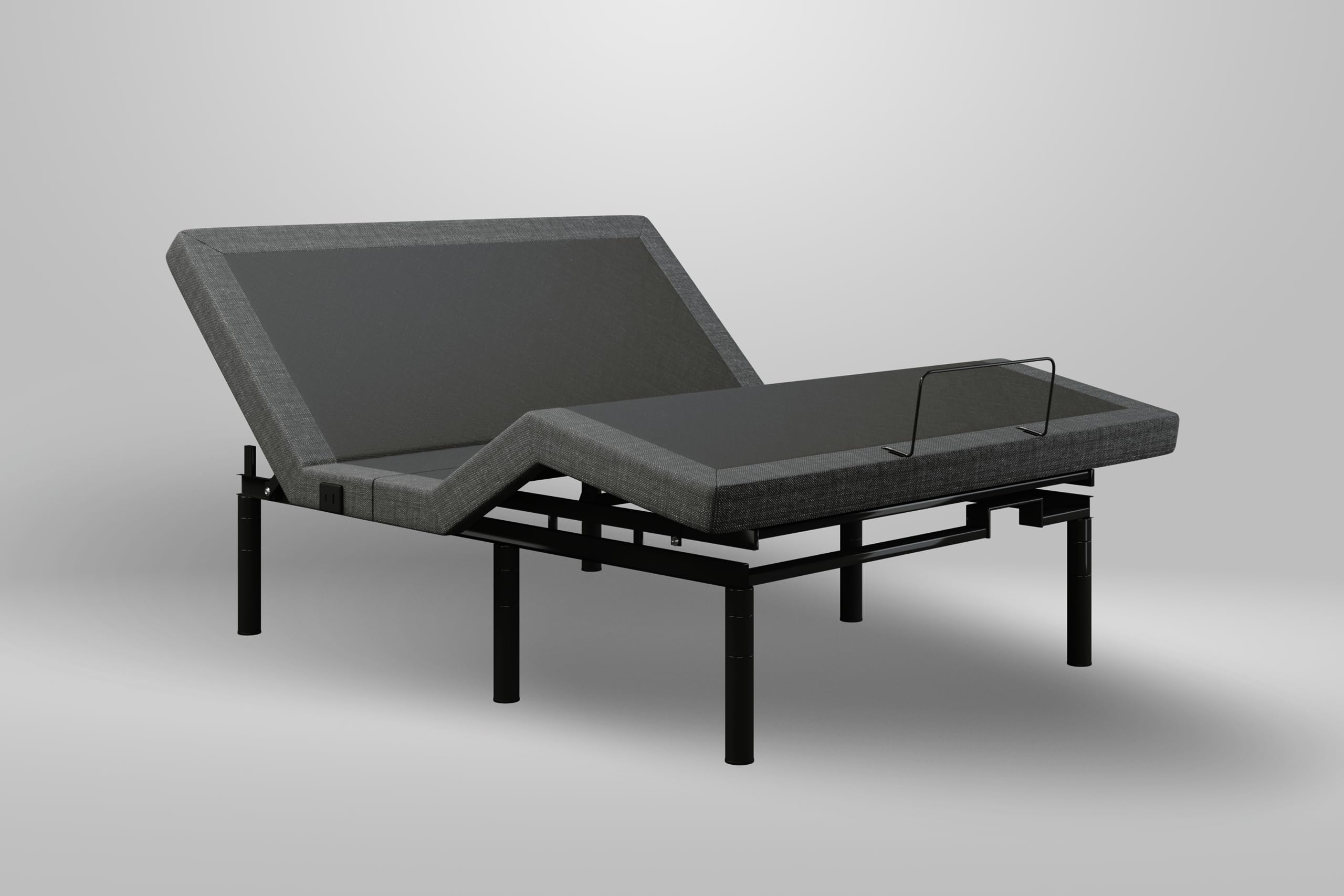 iDealBed 4i Adjustable Bed Base Queen Size - Wireless Remote, Massage Function, Dual USB Chargers, Built-in Nightlight, Zero Gravity & Anti-Snore Positions, Memory Presets - Perfect for Home, Bedroom, Sleep Therapy & Relaxation