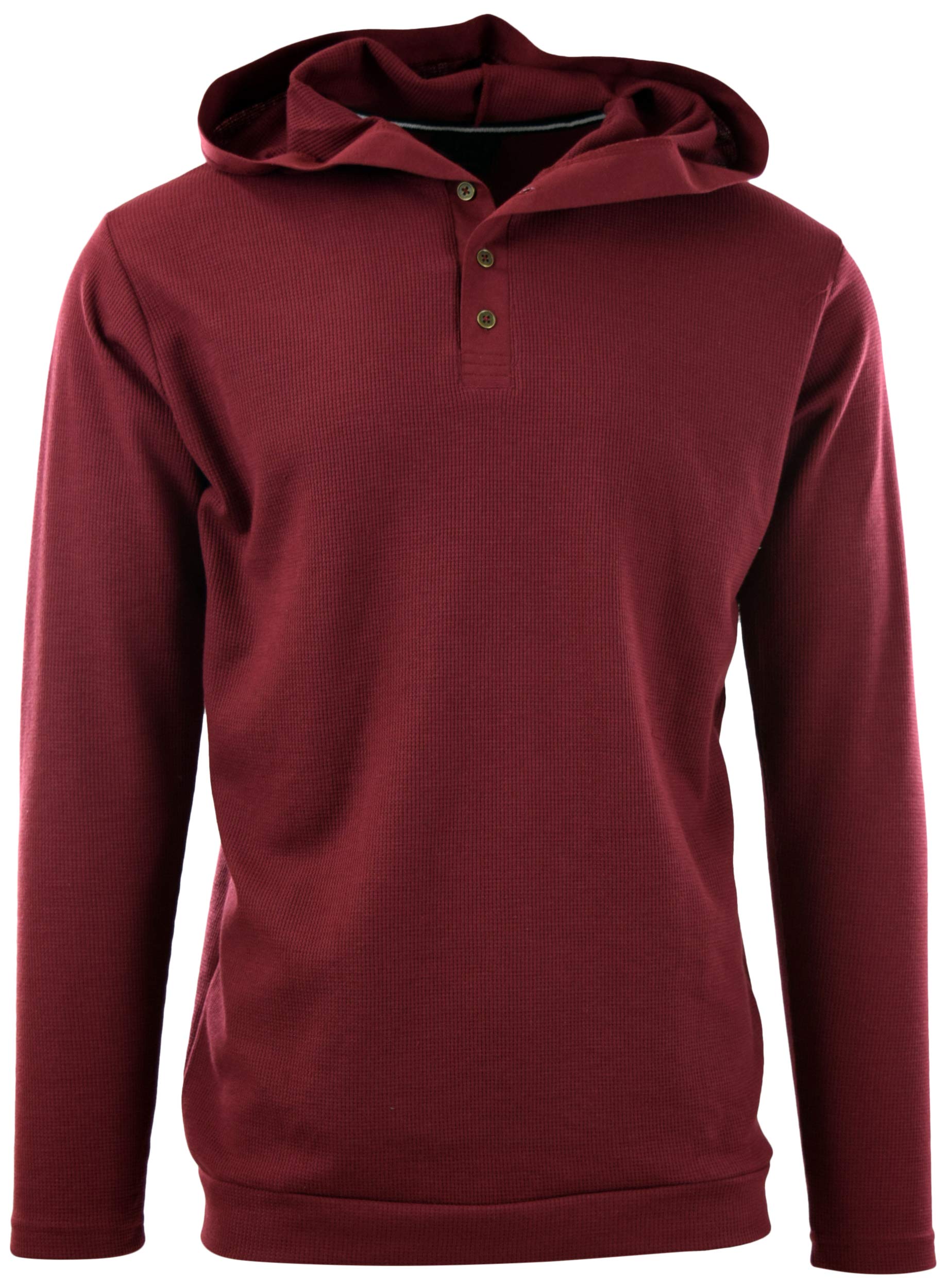 ChoiceApparel Men's Long Sleeve Thermal Waffle Knit Crew Neck Shirt - Soft Winter Base Layer for Cold Weather (Multiple Colors) - Perfect for Outdoor Activities, Camping & Layering