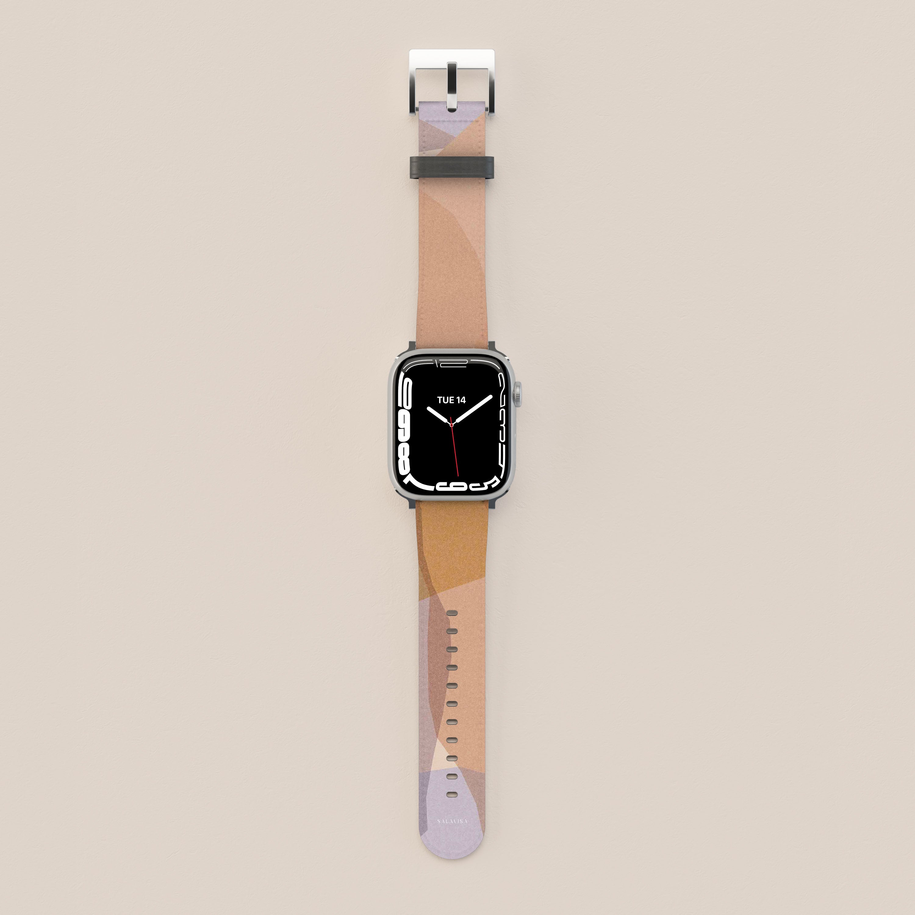 Premium Mixed Layers Apple Watch Band - Stylish & Durable Replacement Strap for Apple Watch Series 1-9 - Perfect for Workouts, Office & Everyday Wear