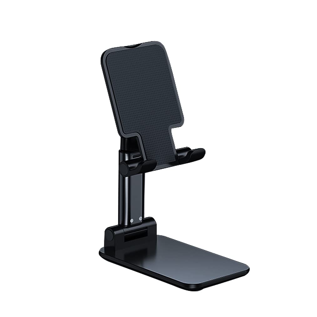 Adjustable Portable Universal Tablet Stand - Foldable Phone Holder & Desk Dock for iPad, iPhone, Kindle - Black GB-Stand | Perfect for Home Office, Bedside, Kitchen & Travel Use