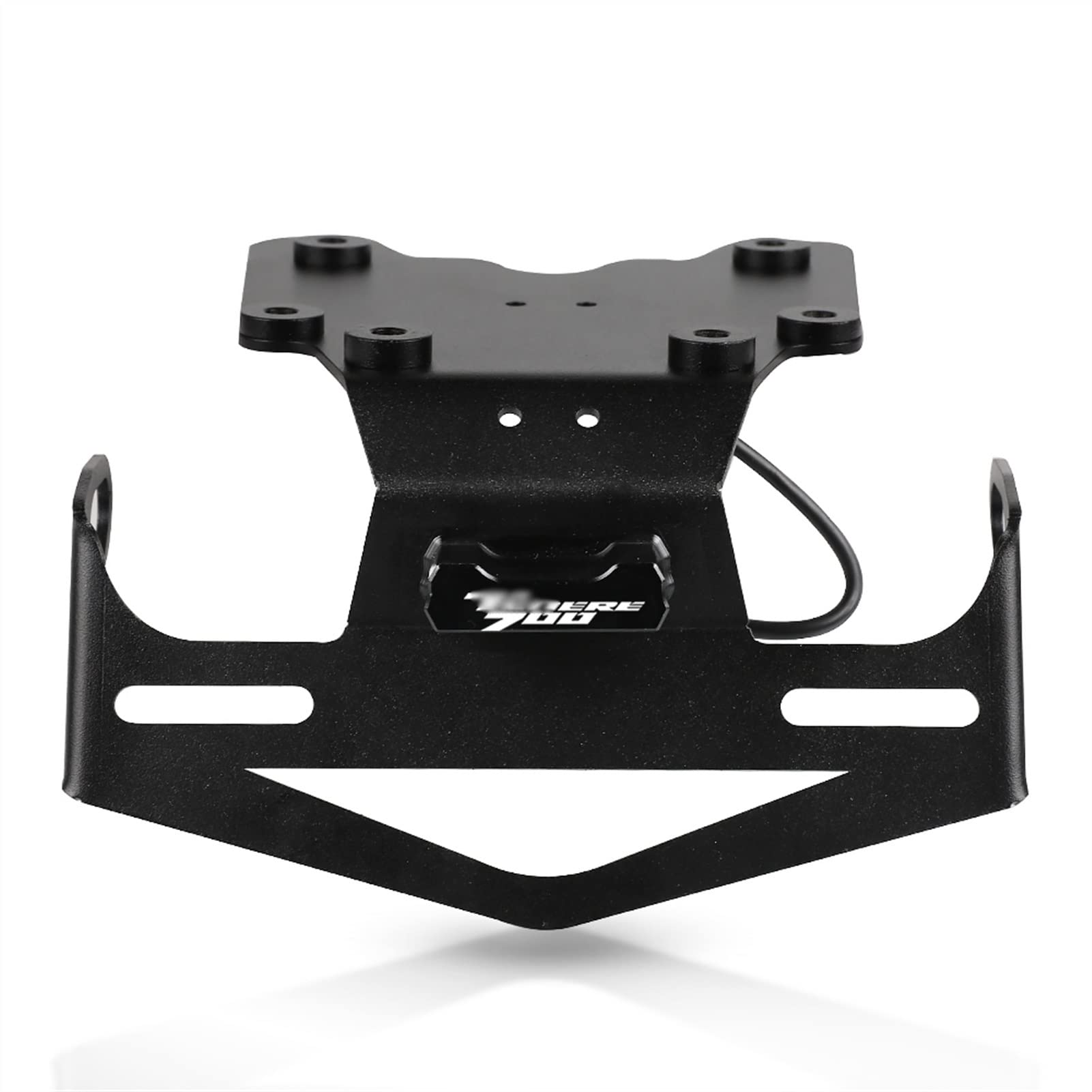 Yamaha XTZ700 Tenere XT700Z 2019-2021 Motorcycle License Plate Bracket Holder - Black - Durable & Easy Installation - Perfect for Off-Road & Street Riding Accessories