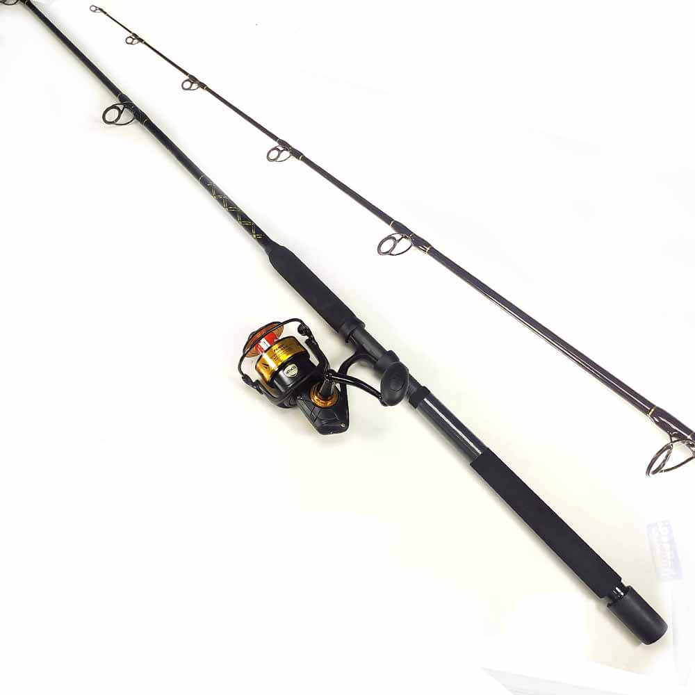 Penn Spinfisher SSVII 6500 Spinning Reel with Capt. Harry's CS15/20 Fishing Rod Combo - Saltwater Surf Fishing & Offshore Angling Gear