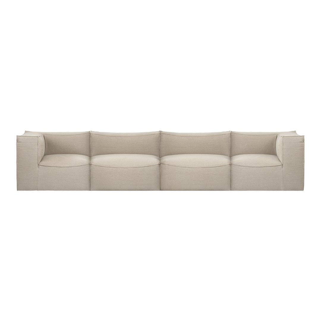 Catena Modular Sofa Set - Large Sectional Couch for Living Room, Modern L-Shaped Sofa with Removable Covers - Perfect for Home Theater, Family Gatherings & Lounge Areas