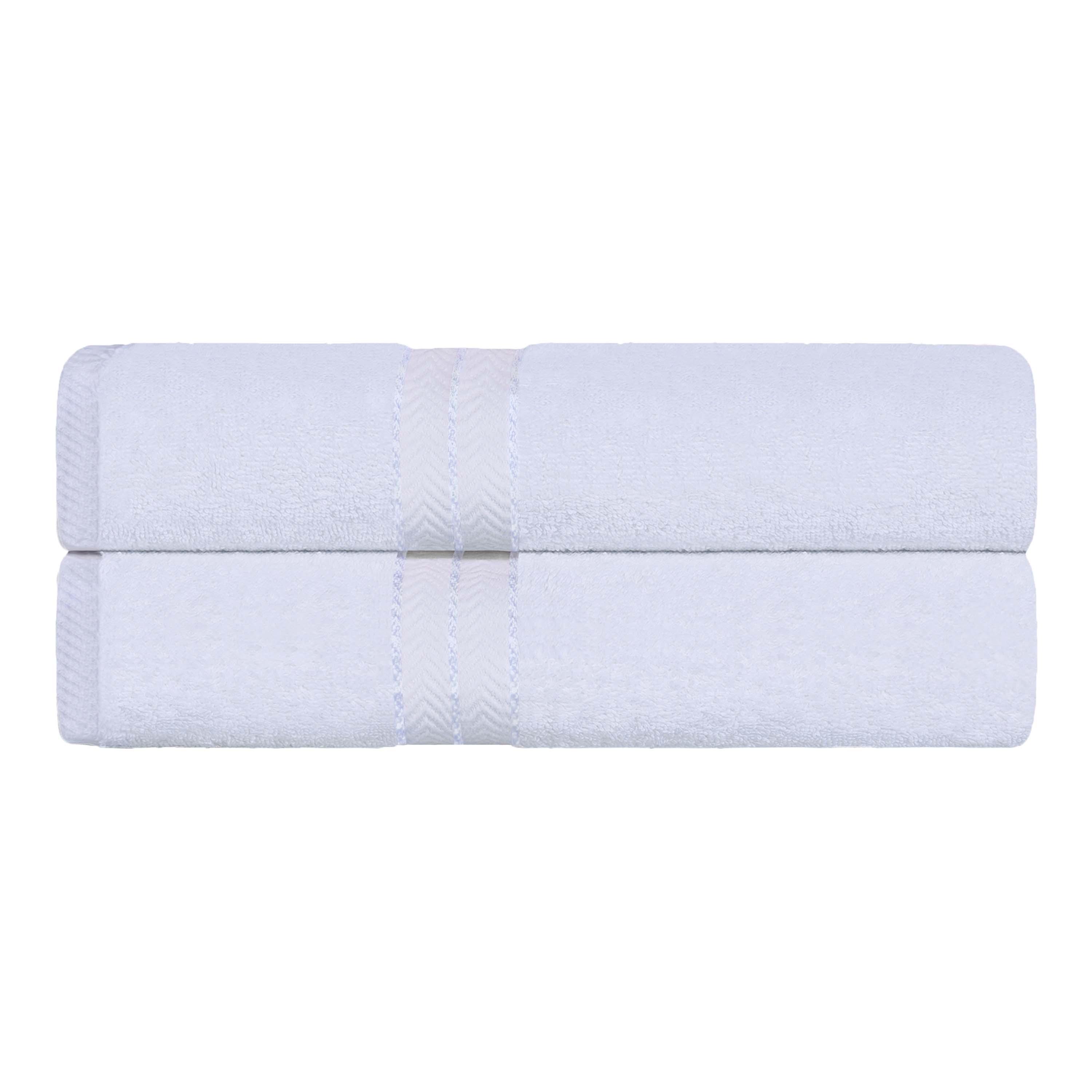 Premium Turkish Cotton Ultra Plush Bath Towels - 2 Piece Set, Highly Absorbent & Quick Dry for Spa, Gym, Beach & Luxury Bathroom Use