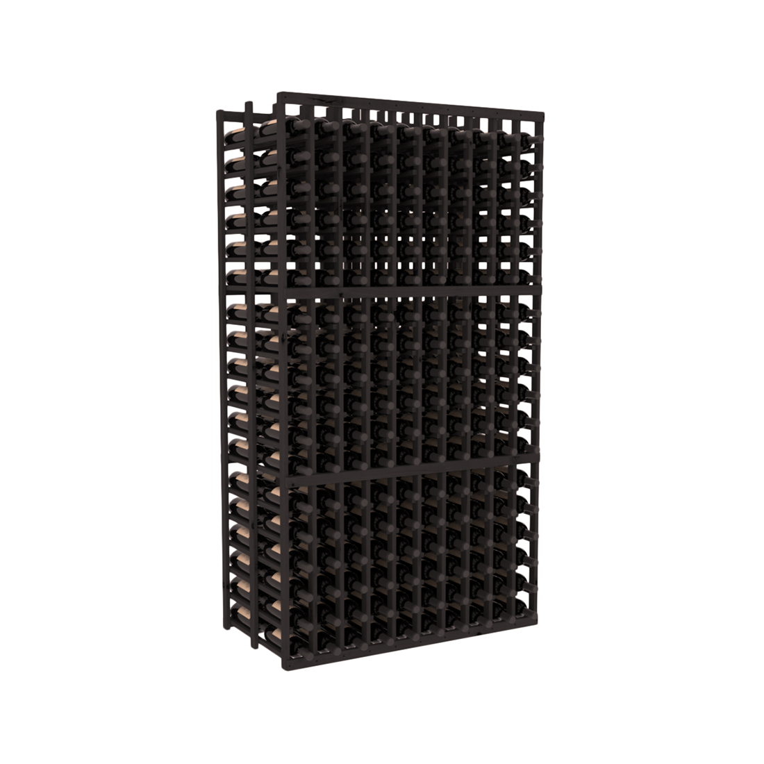 InstaCellar 10 Column Double Deep Rack - Heavy Duty Metal Wine Rack for Home & Commercial Use | Perfect for Wine Cellars, Restaurants & Bars