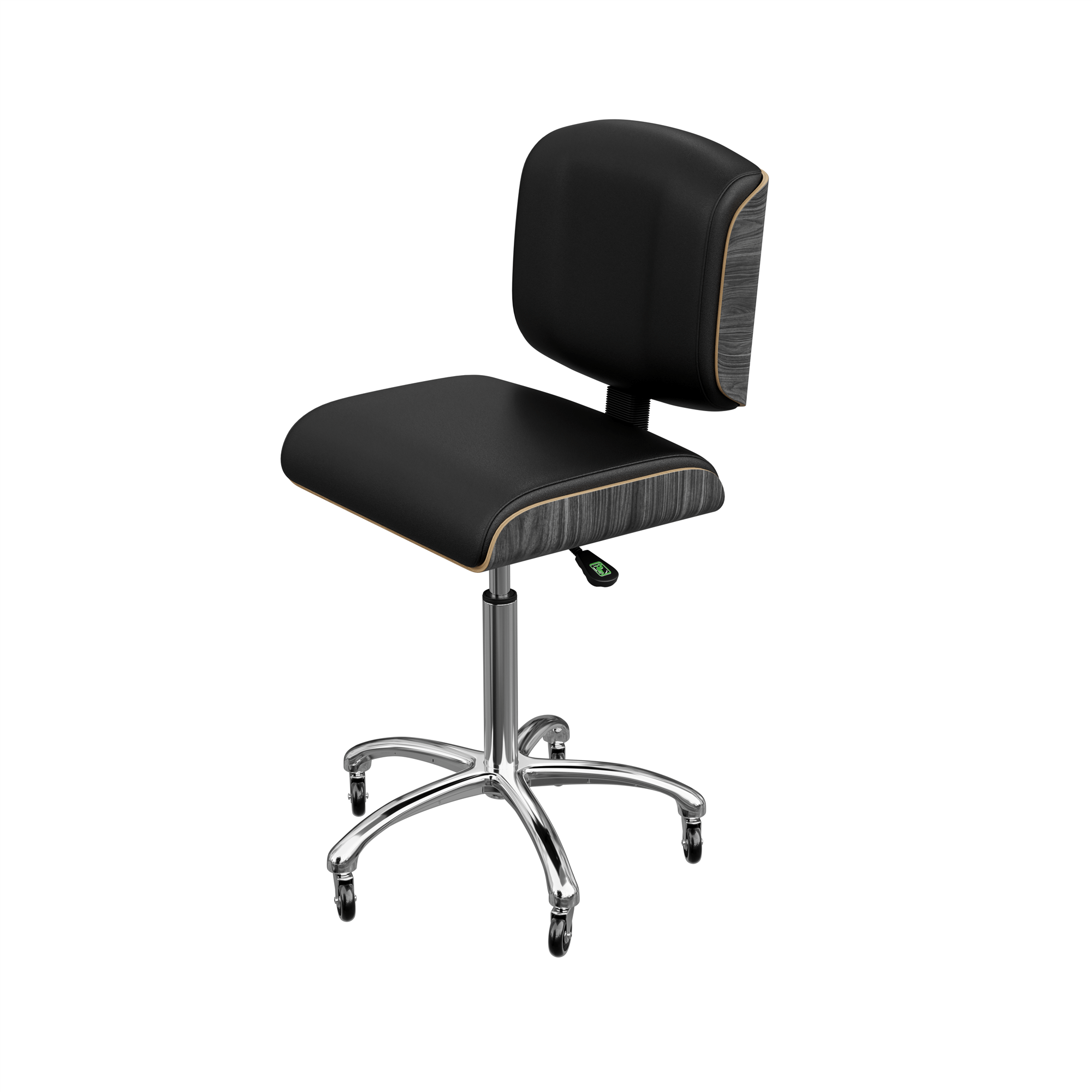 BENTLEY Luxury Beauty Esthetician Stool - Adjustable Rolling Stool for Salon, Spa & Makeup Artists - Ergonomic Hydraulic Styling Chair with Wheels - Perfect for Facial Treatments, Nail Art & Tattoo Parlors