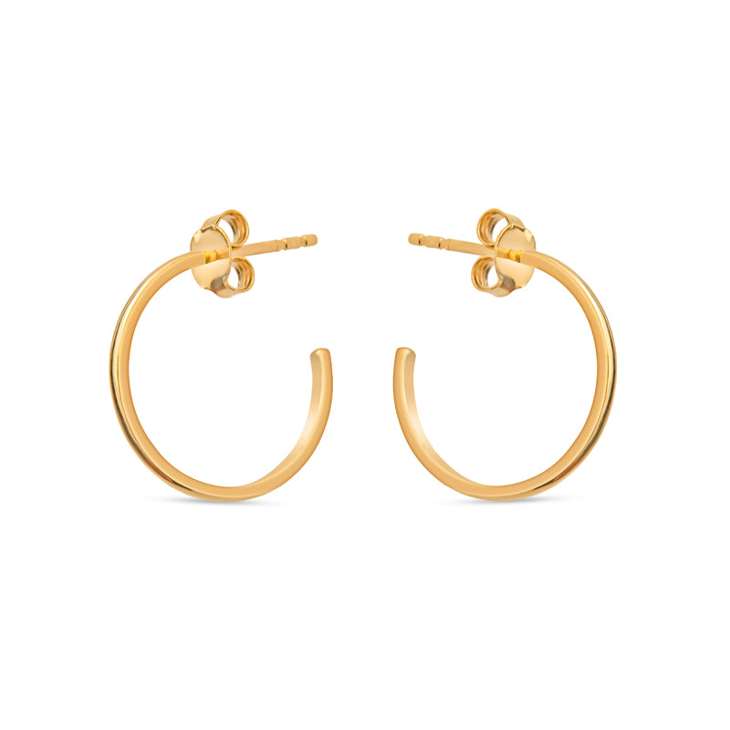 14K Gold Hoop Earrings for Women - Classic Circle Huggie Earrings for Everyday Wear | Perfect Gift for Her, Birthday, Anniversary & Special Occasions