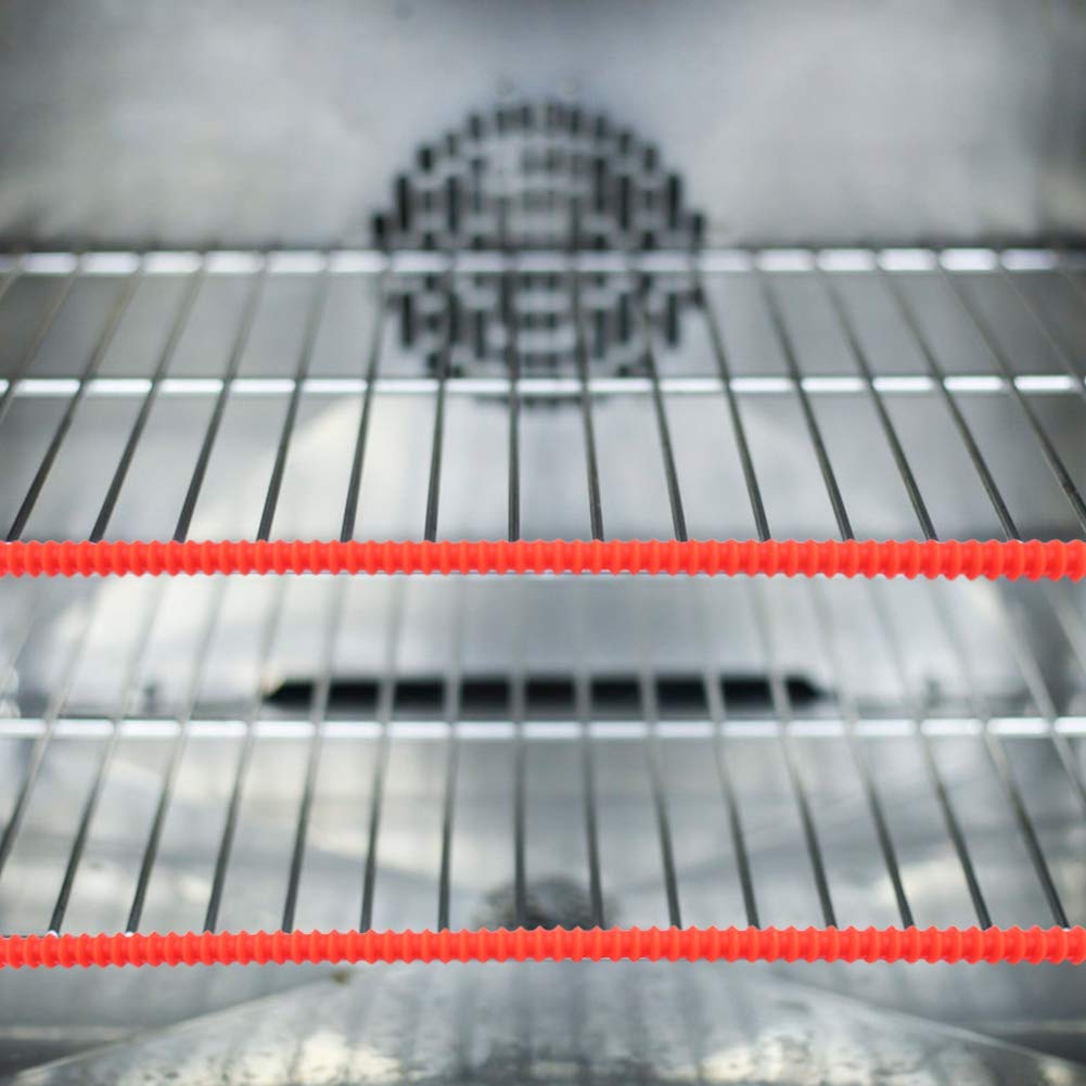 2Pcs Silicone Oven Guard Rack Set - Heat-Resistant Protectors for Standard Ovens (35cm) | Prevent Burns & Enhance Safety | Perfect for Baking, Roasting & Cooking | Ideal for Home Kitchens & Professional Bakers