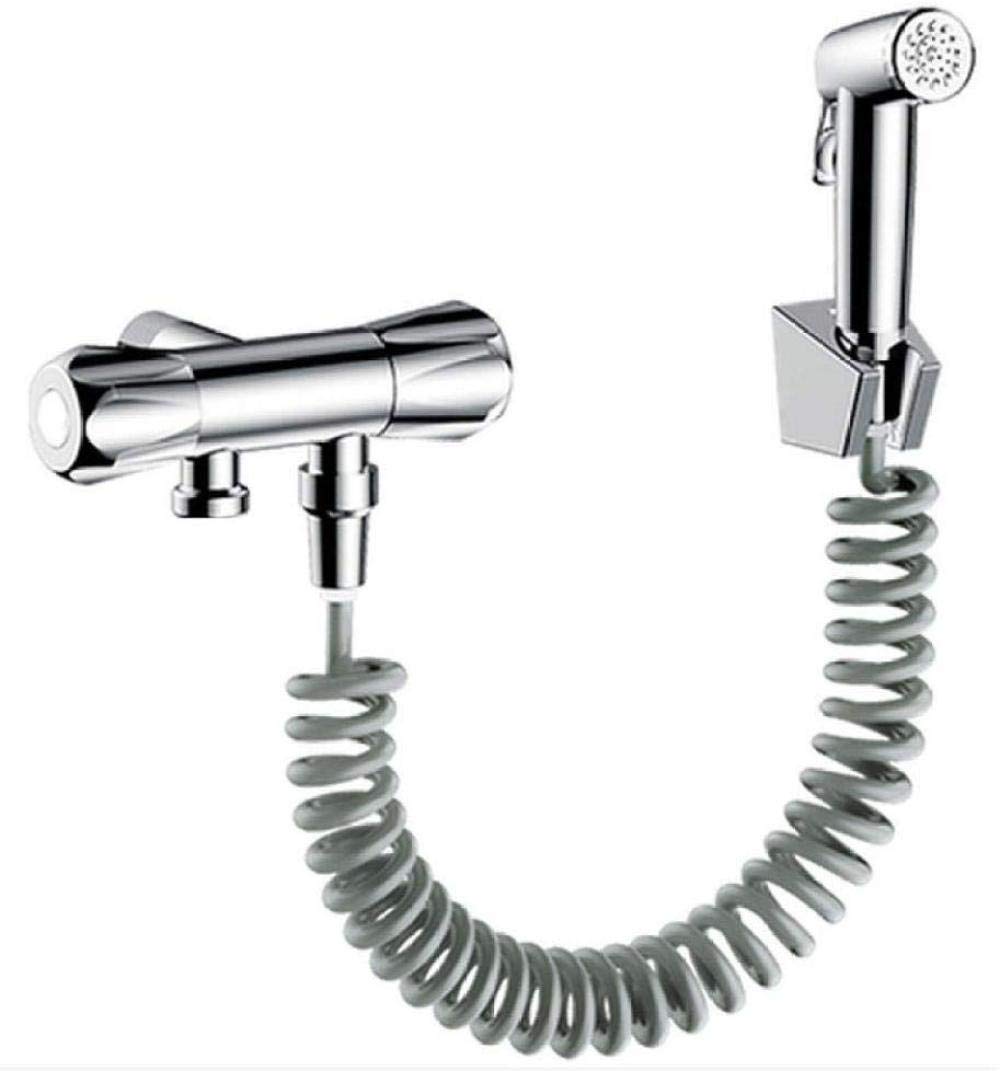 Stainless Steel Handheld Sprayer Kit - Toilet & Diaper Cleaning Spray Gun Set for Bathroom, Faucet & Flushing Washer Booster | Perfect for Baby Care, Pet Cleaning & Household Sanitation