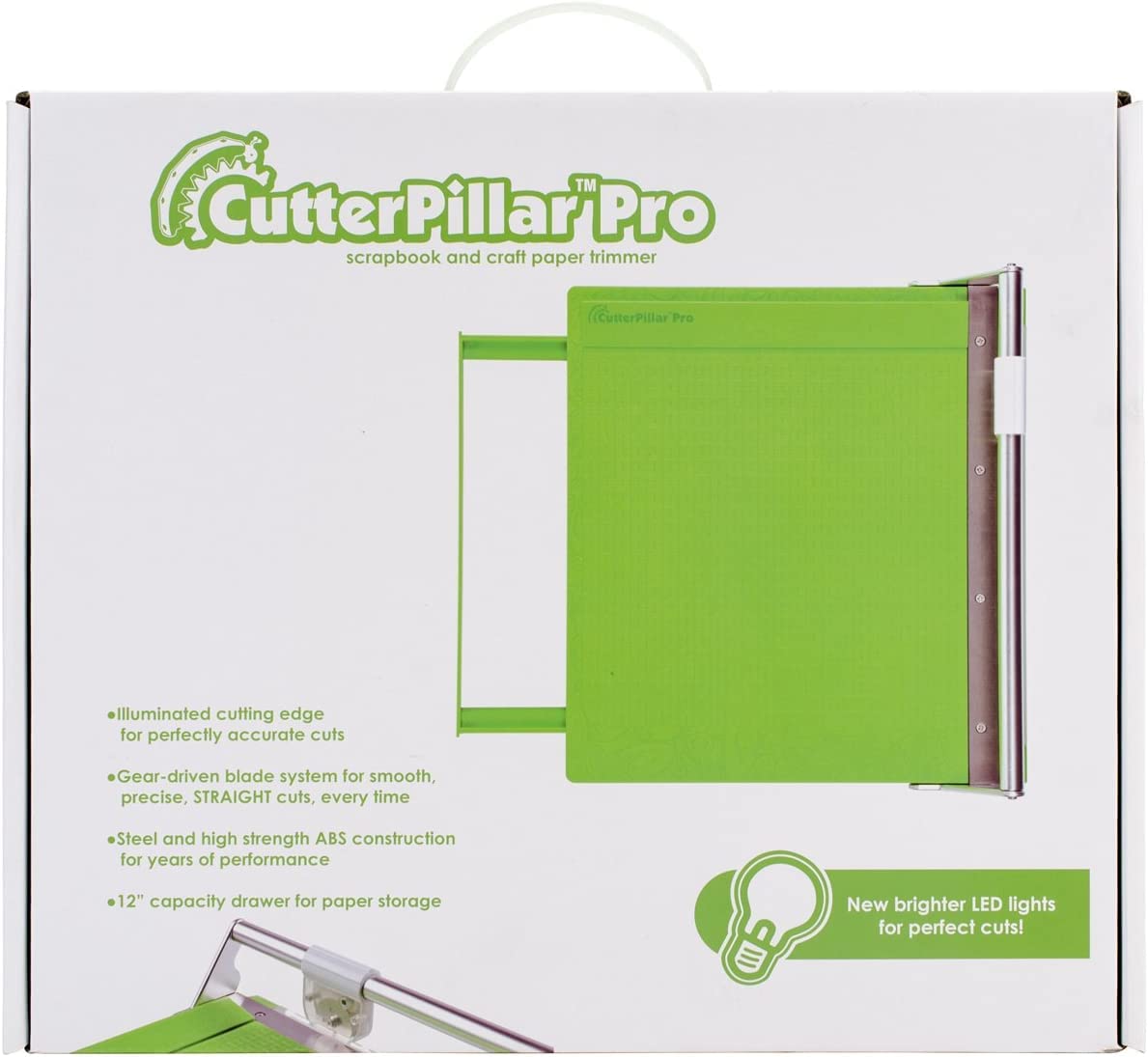 CutterPillar Pro ABS Paper Trimmer - 12 Inch Heavy Duty Guillotine Paper Cutter for Office, School, Crafting & Scrapbooking - Perfect for Cutting Cardstock, Photos & Documents