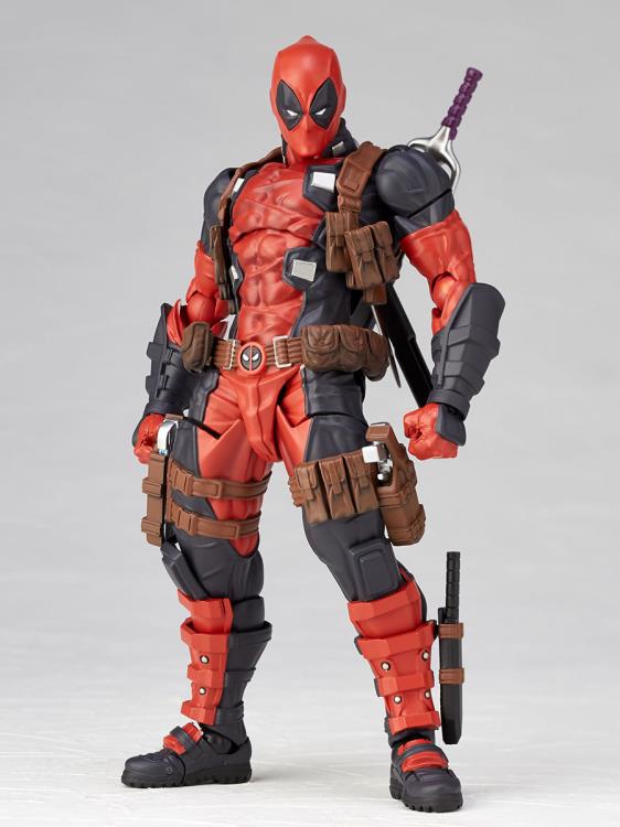 Amazing Yamaguchi Revoltech Deadpool 2.0 Action Figure No. 025 - Highly Articulated Collectible for Marvel Fans & Display