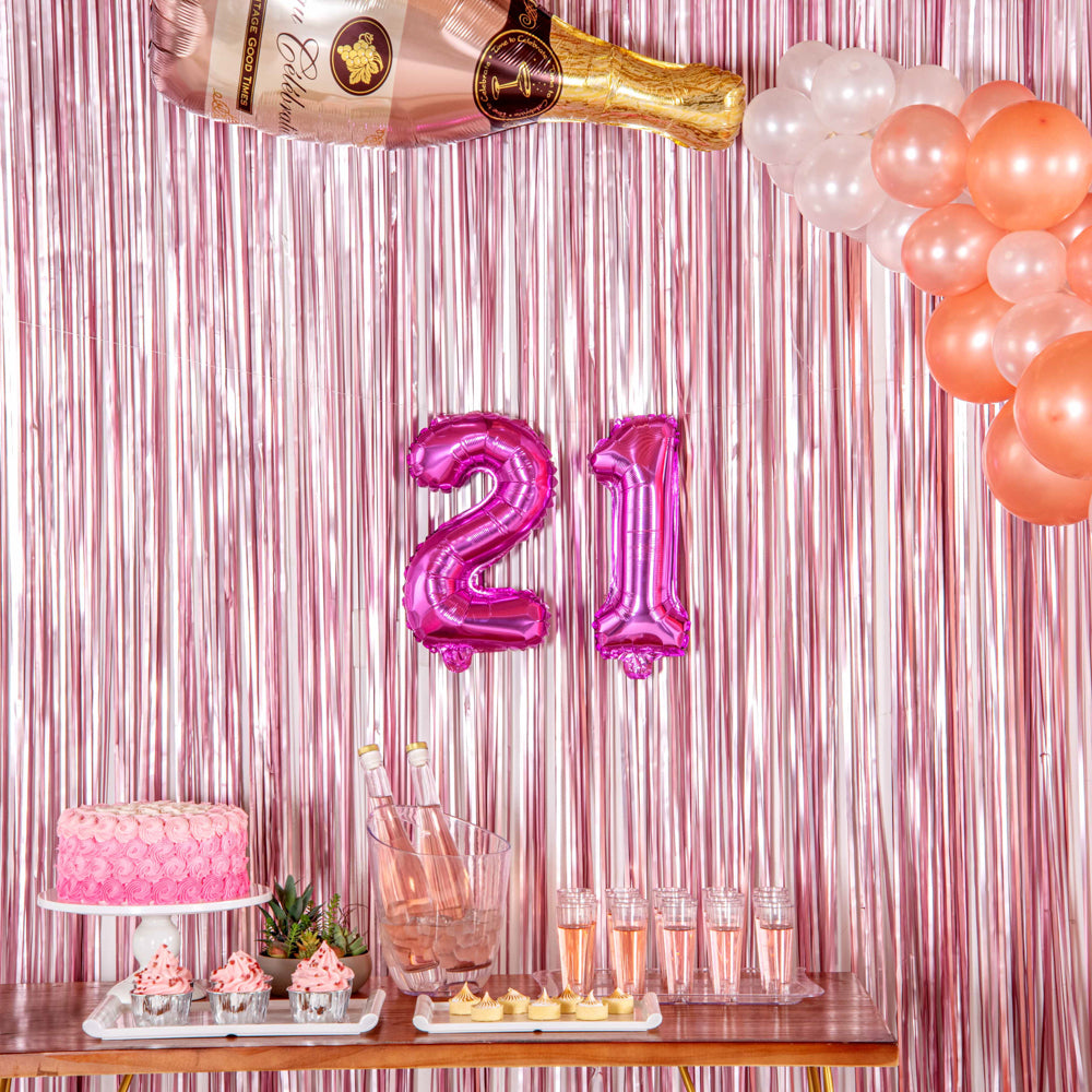 Balloonify Pink Mylar Number 2 Balloon - 16 Inch - 1 Count Box - Perfect for Birthday Parties, Baby Showers & Anniversary Celebrations