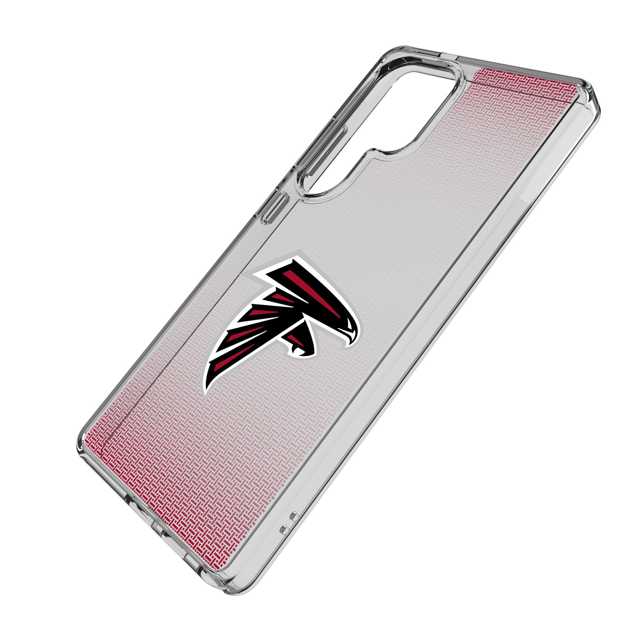 Atlanta Falcons Clear Linen Phone Case for Samsung Galaxy S21 S22 S23 - Durable Slim Protective Cover for Football Fans | Perfect for Game Day & Everyday Use