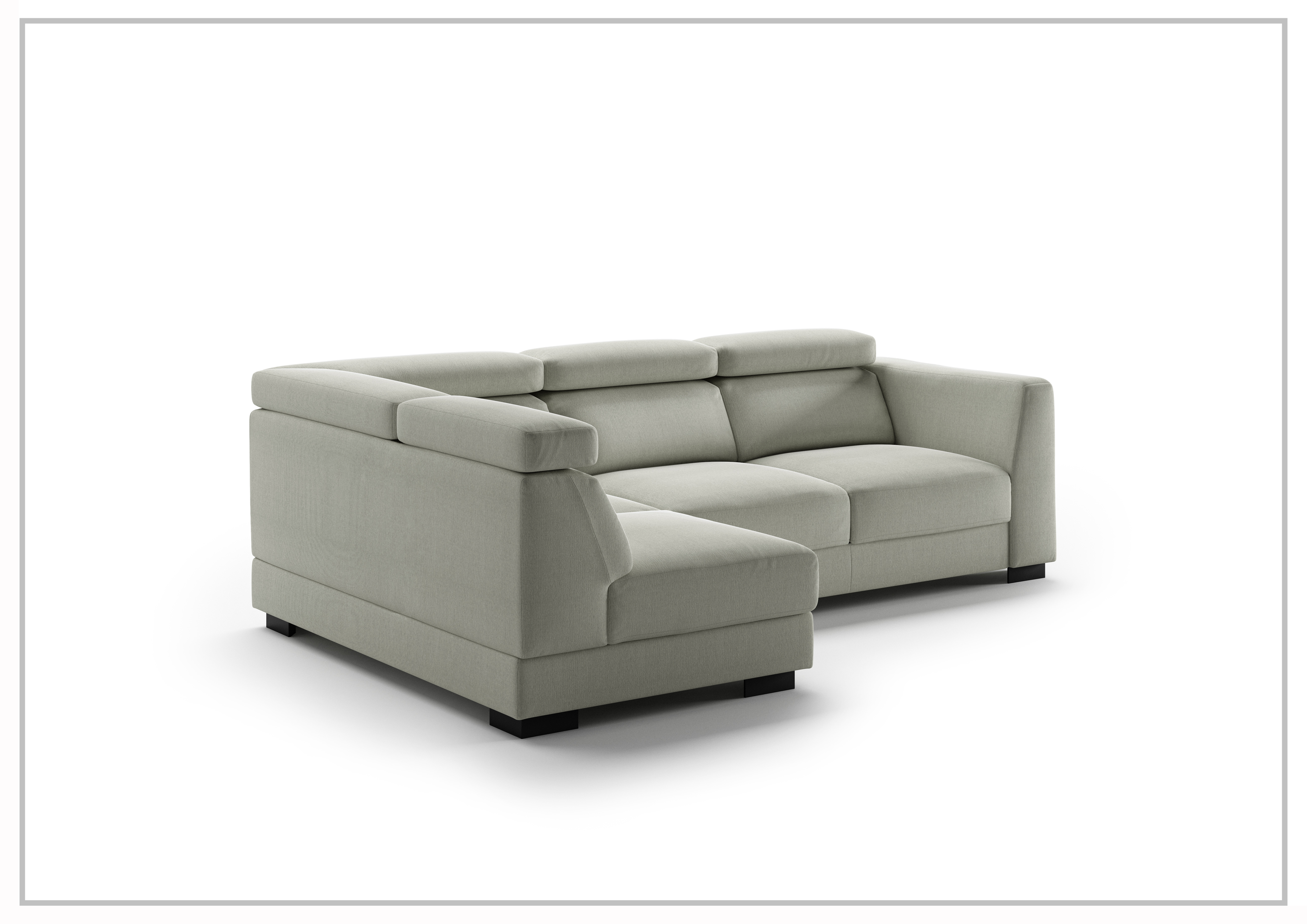 Luonto Halti Fabric Full XL Sectional Sleeper Sofa with Chaise and Storage | Modern Convertible Sleeper Sectional for Living Room, Guest Room & Small Spaces