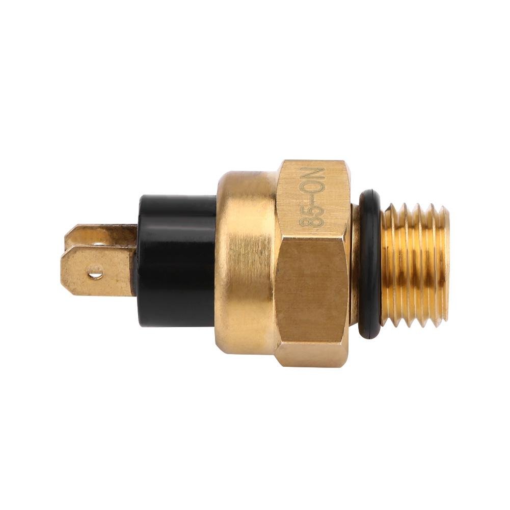 High-Quality Copper Fan Temperature Switch & Thermostat (0010033661) for 2-Stroke & 4-Stroke Engines - Perfect for Cooling Systems in Motorcycles, ATVs, and Small Engines