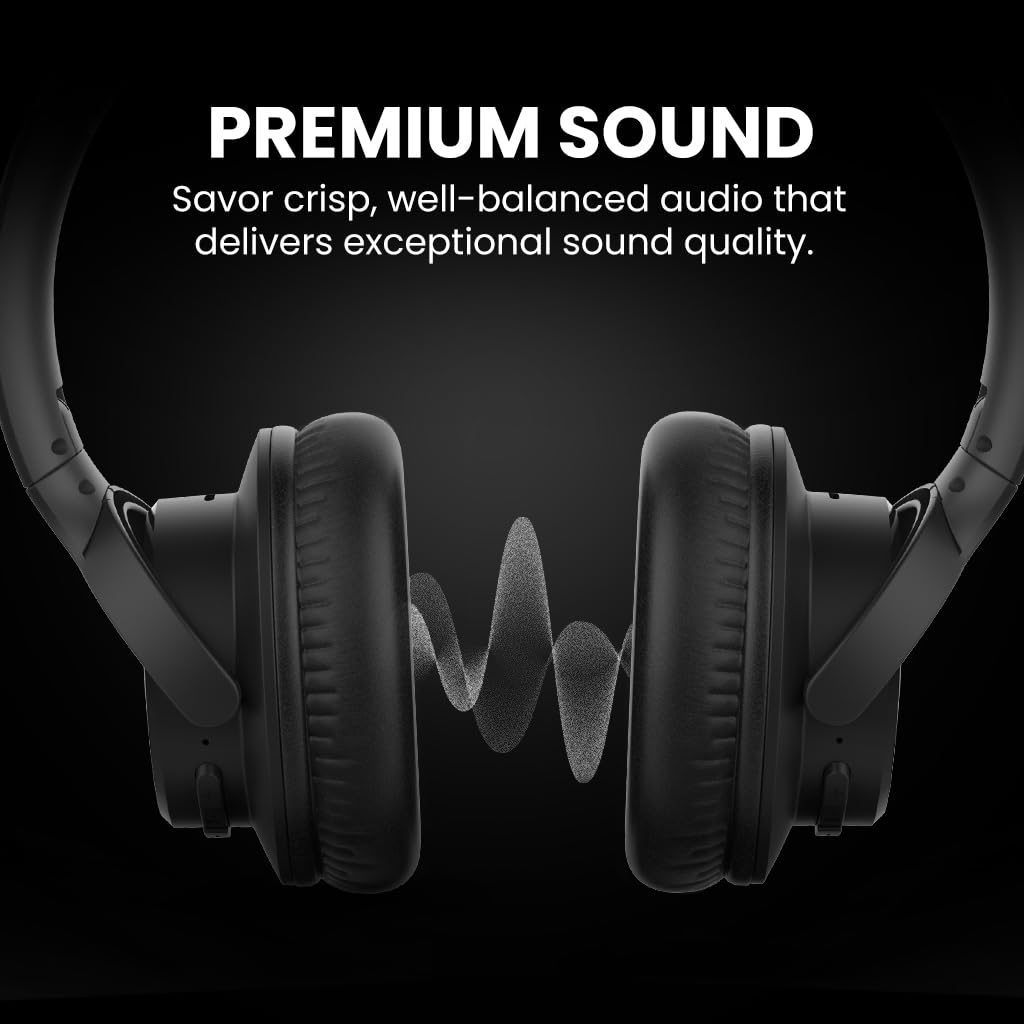 Avantree Ensemble Wireless TV Headphones with Charging Dock & Transmitter - Bluetooth & Optical/AUX Compatible for Seniors - 35Hr Playtime for Watching TV, Movies & Gaming at Home