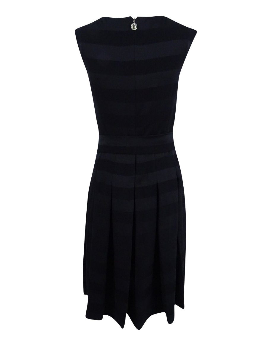Tommy Hilfiger Women's Fit and Flare Dress - Casual & Elegant Summer Dress for Women | Perfect for Office, Party & Date Night Outfits