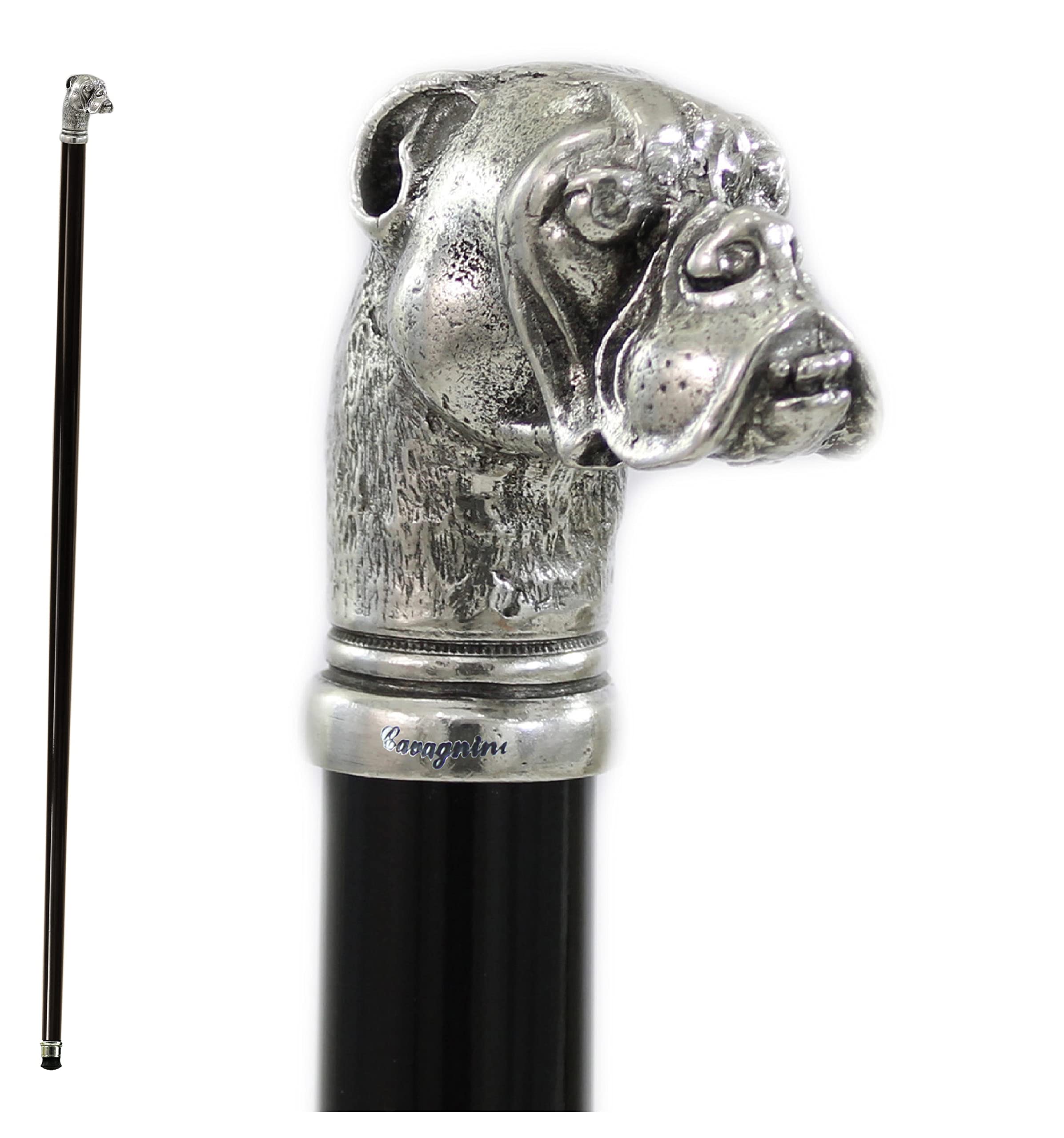 Stylish Bulldog Dog Head Walking Cane - Lightweight Adjustable Cane for Seniors & Mobility Support - Perfect for Indoor & Outdoor Use