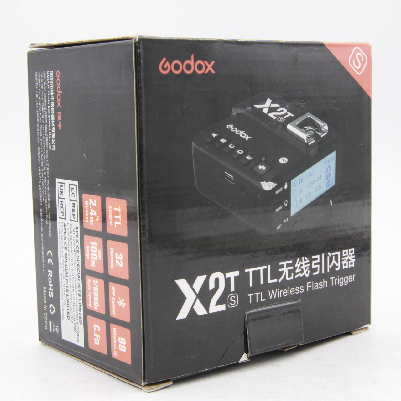 Godox X2 2.4GHz TTL Wireless Flash Trigger for Sony Cameras - Open Box Excellent Condition | Perfect for Studio Photography & On-Location Shoots