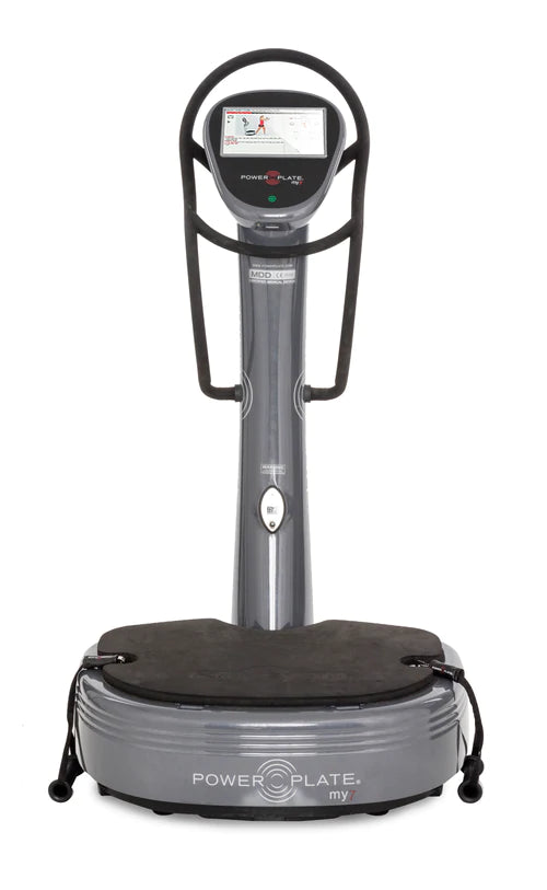 Power Plate My7 Vibration Platform - Graphite Color for Home Fitness, Muscle Recovery & Workout Enhancement | Portable & Effective Training Equipment