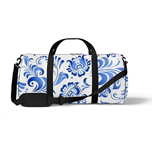 Blue Abstract Florals