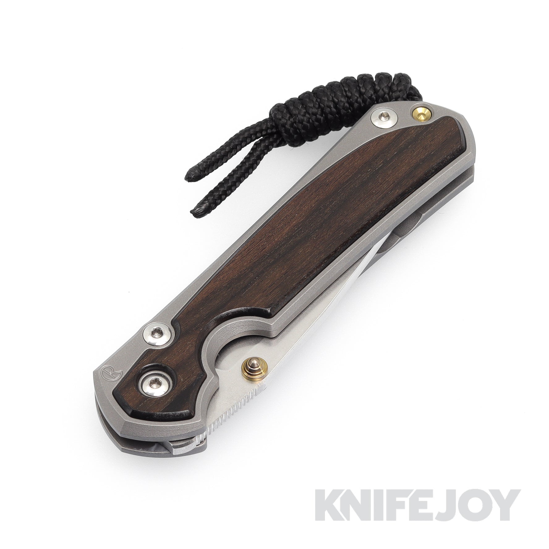 Chris Reeve Small Sebenza 31 Folding Knife - Magnacut Drop Point Blade with Double Gold Lug & Macassar Ebony Inlay | EDC, Outdoor Survival, Camping & Tactical Gear