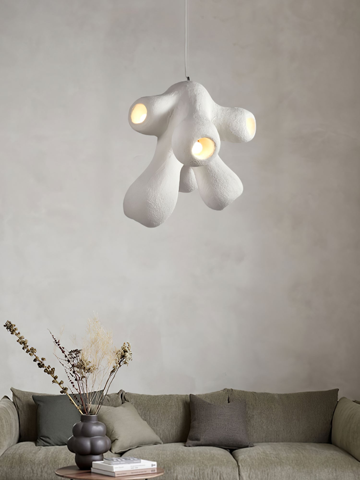 Fertility Pendant Lamp - Modern Boho Hanging Light for Bedroom, Nursery & Meditation Space | Fertility Symbol Home Decor for Positive Energy & Spiritual Healing