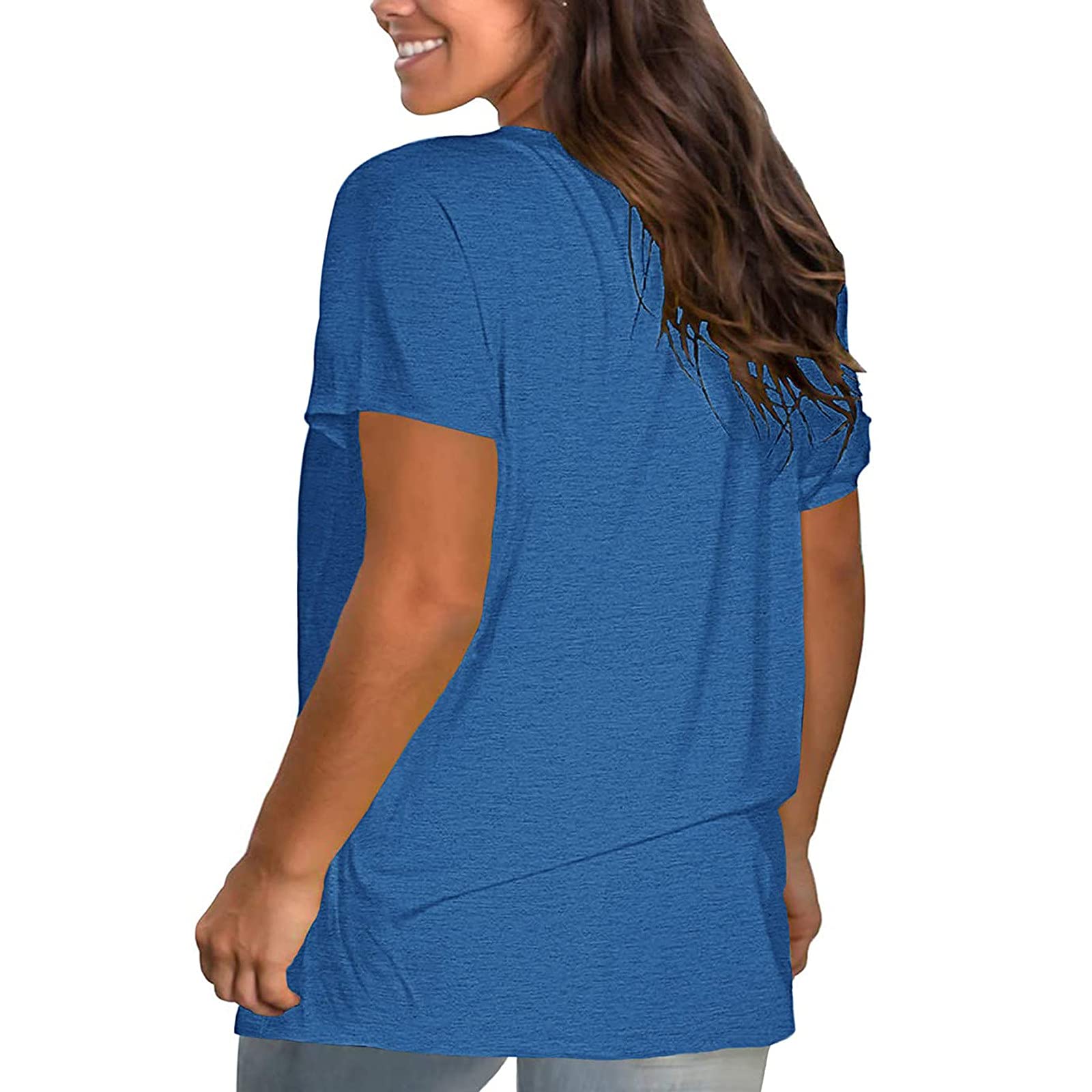 Plus Size Women's Round Neck Short Sleeve T-Shirts - Casual Summer Baggy Tee & Fashion Blouse 2025 | Perfect for Everyday Wear, Office Outfits & Weekend Looks