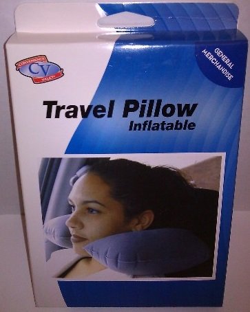 Best Inflatable Travel Pillow for Neck Support - Portable & Comfortable Airplane Sleeping Pillow for Long Flights, Road Trips and Camping