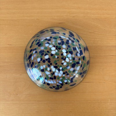 Premium Matsugaoka Glass Plate - Elegant Umi Blue Design for Dining & Home Decor | Perfect for Serving Sushi, Desserts, and Displaying Home Accessories