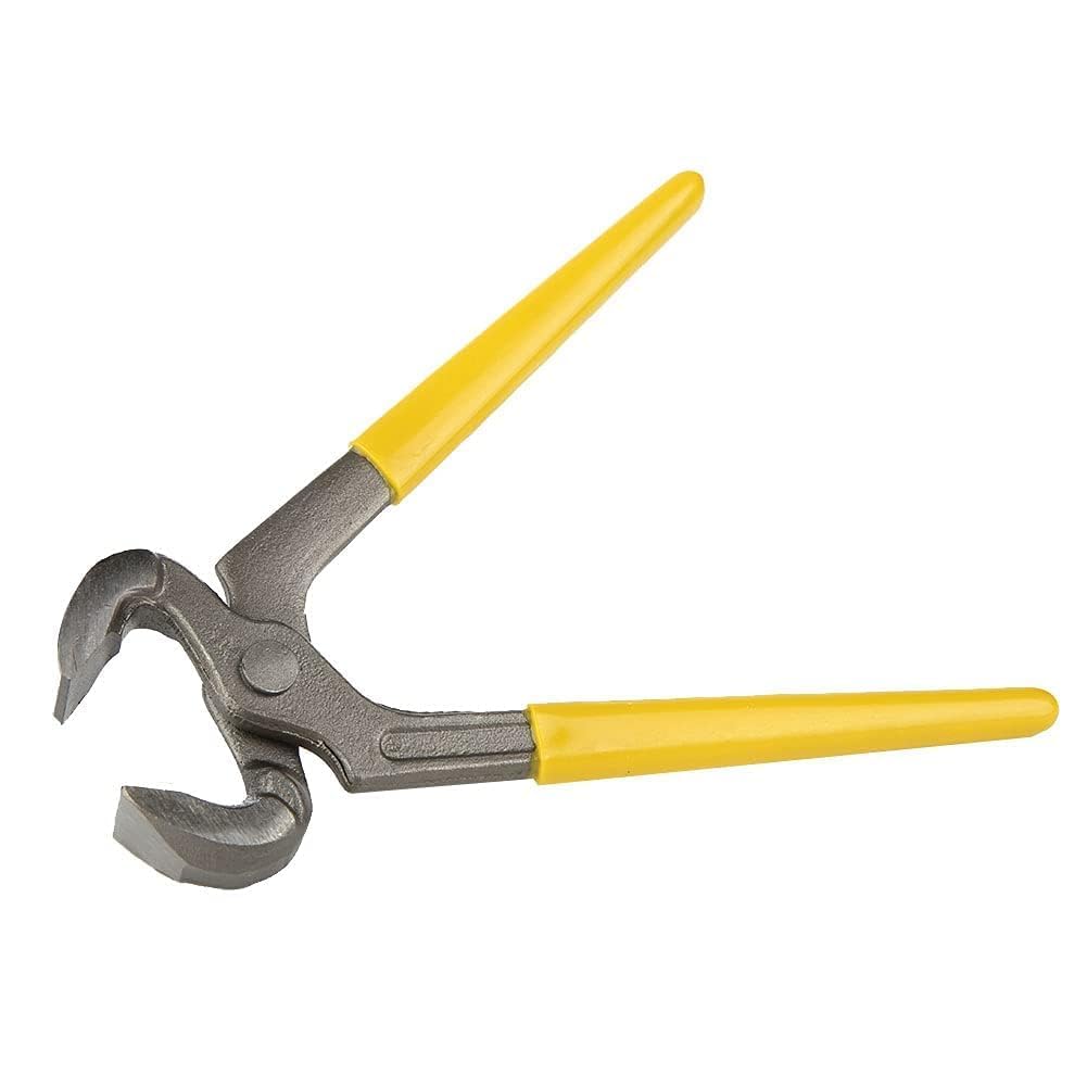7 Inch Ear Clamp Pliers - Professional Pinch Clamp Pliers for Hose Clamps, Single Ear Pincer Crimper Tool for Securing Pipe Hoses - Perfect for Automotive, Plumbing, and HVAC Repairs