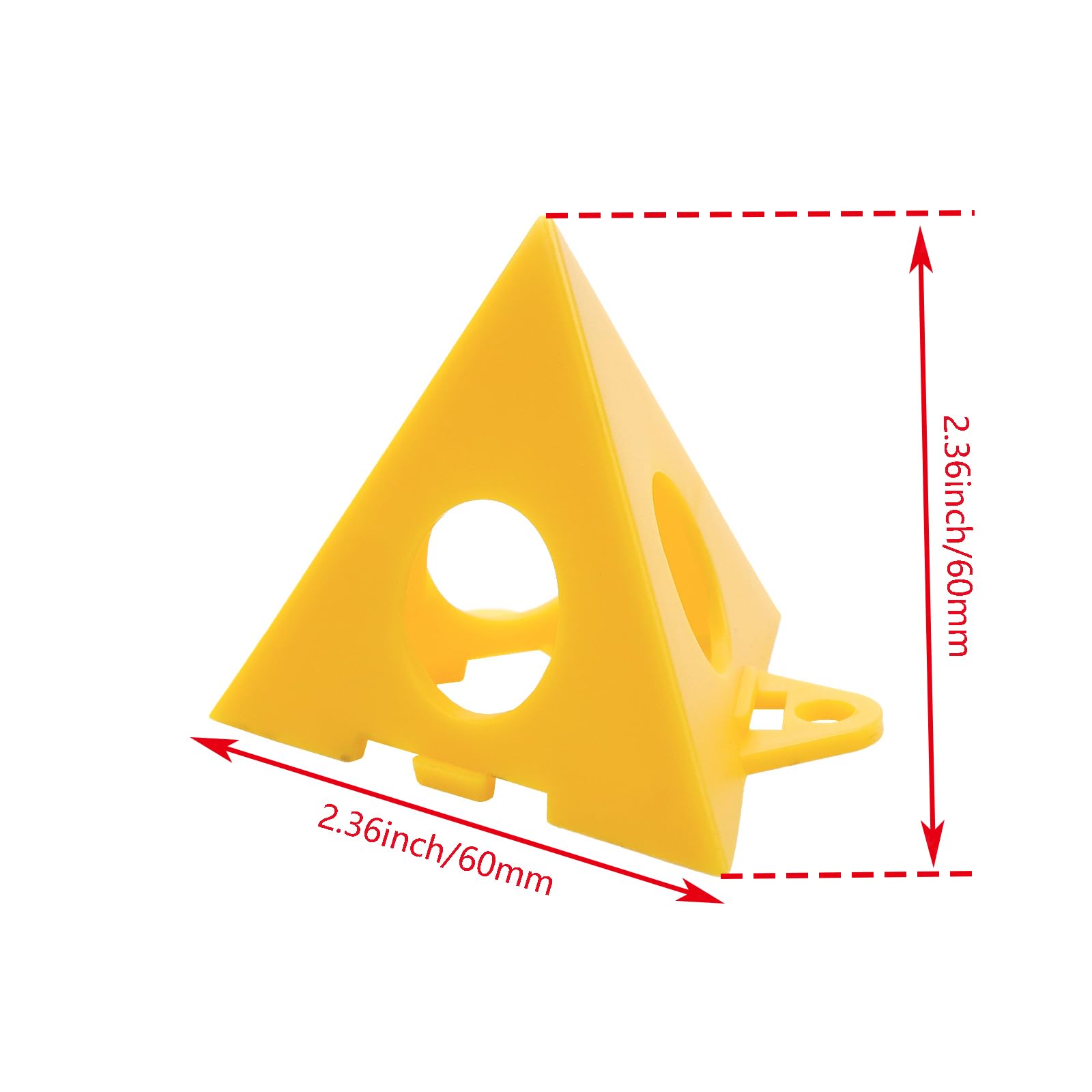 40Pcs Pyramid Painting Stands - Mini Cone Paint Stands for Canvas, Door Risers & Cabinet Support - Perfect for Acrylic Pouring, DIY Art Projects & Home Decor