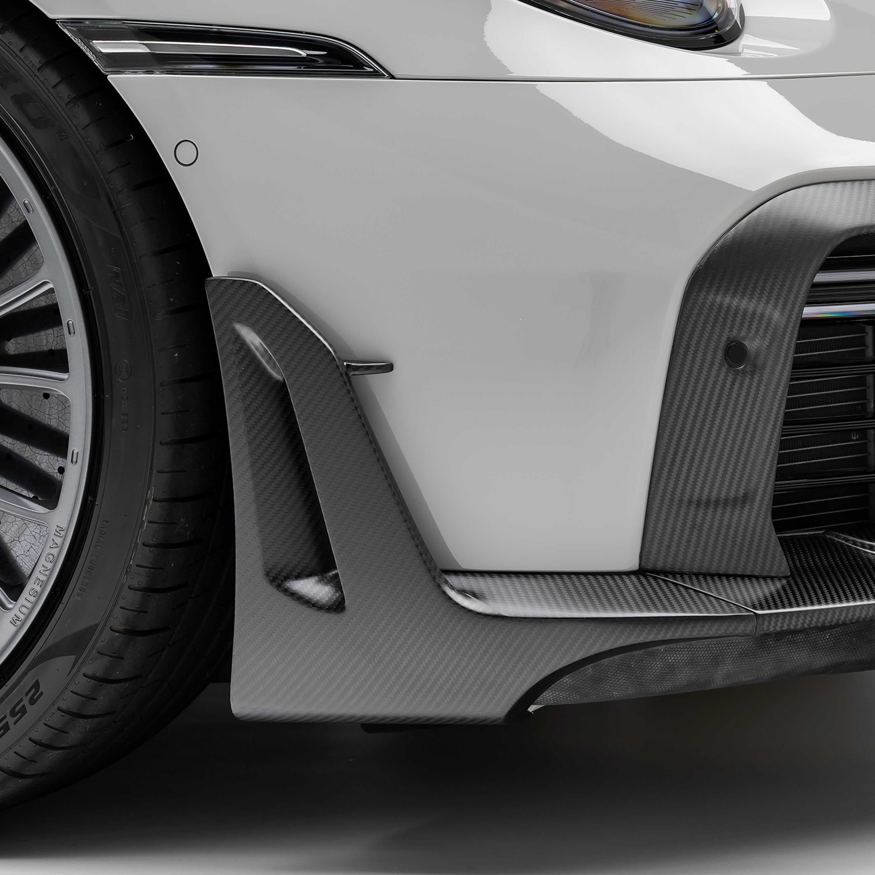 Porsche 992 Turbo S Aero Front Spoiler with Winglets - High-Performance Carbon Fiber Lip for 911 Turbo S (2019-2023) - Track & Street Racing Upgrade
