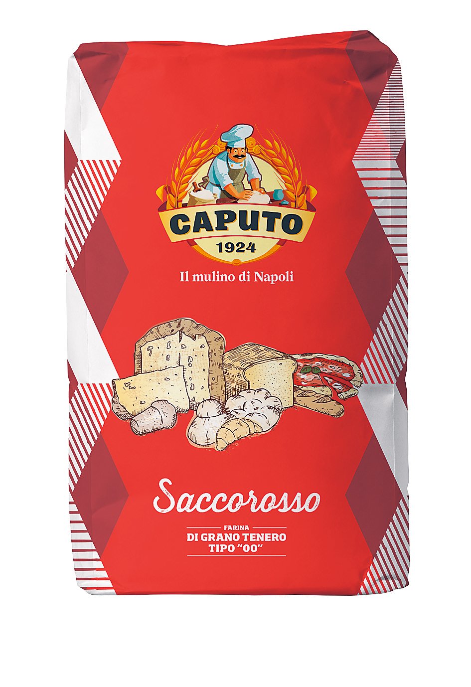 Caputo Rinforzato 00 Flour - 55 Lb Bag - Professional Pizza & Bread Flour for Authentic Italian Cooking | Perfect for Pizzerias, Bakeries & Home Chefs
