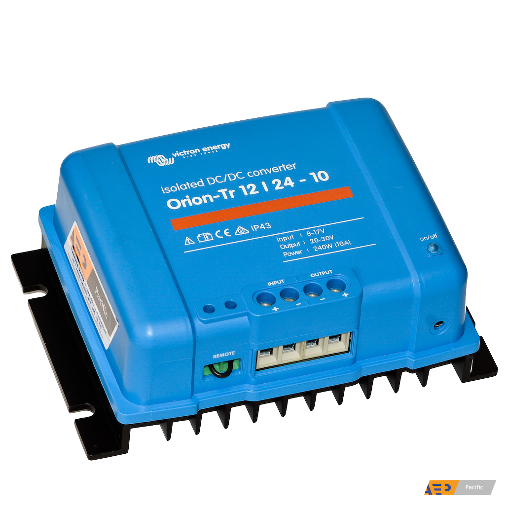 Orion TR Isolated 12V/24V 10A 240W DC-DC Power Converter - Perfect for RVs, Boats, Solar Systems & Off-Grid Power Solutions