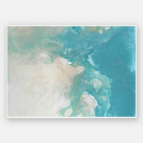 Blue Marble Unframed Art Print - High-Quality Wall Decor for Home, Office & Gifts | Perfect for Living Room, Bedroom & Workspace