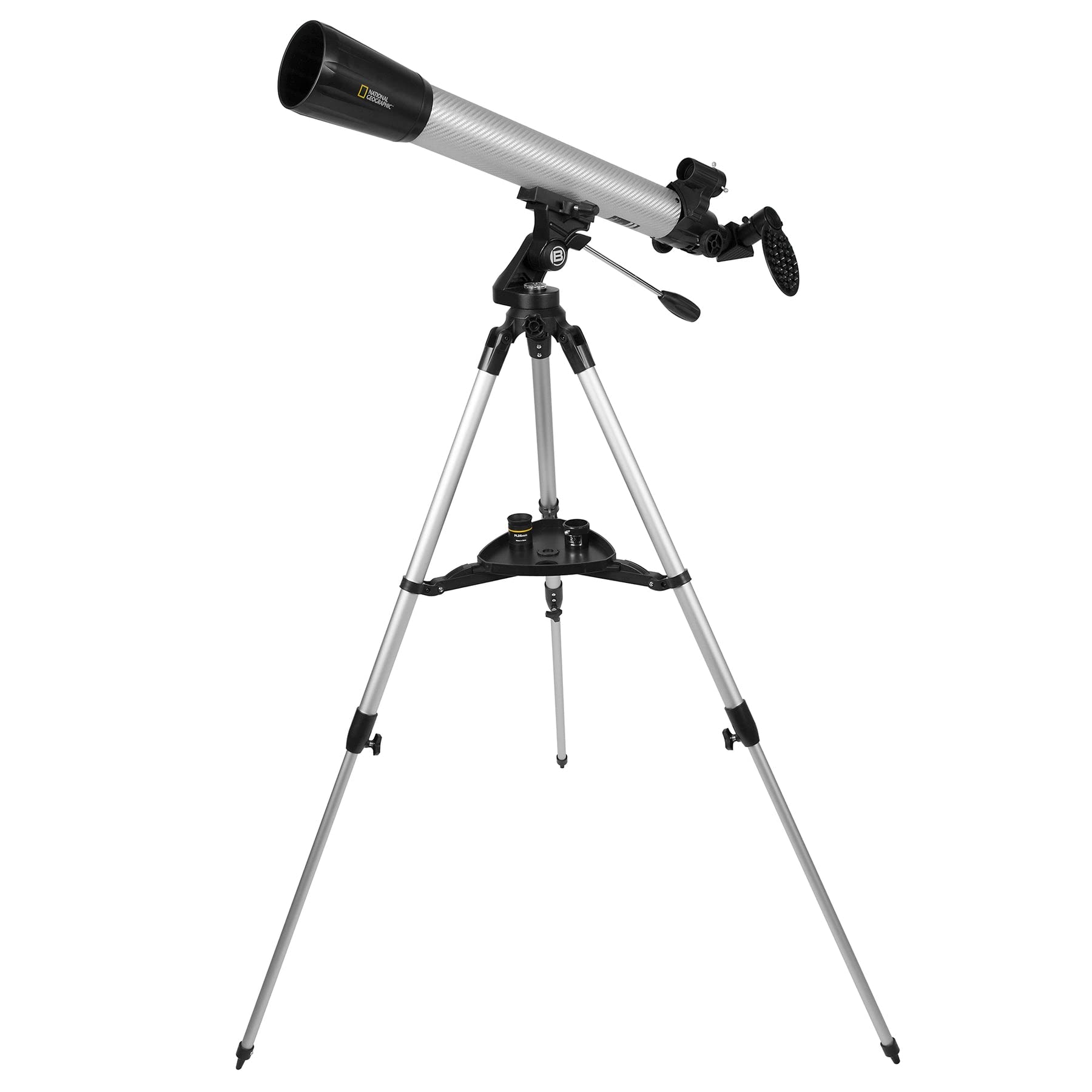 National Geographic 70mm Refractor Telescope with Adjustable Tripod & Astronomy Software - Perfect for Stargazing, Backyard Astronomy & Educational Science Exploration