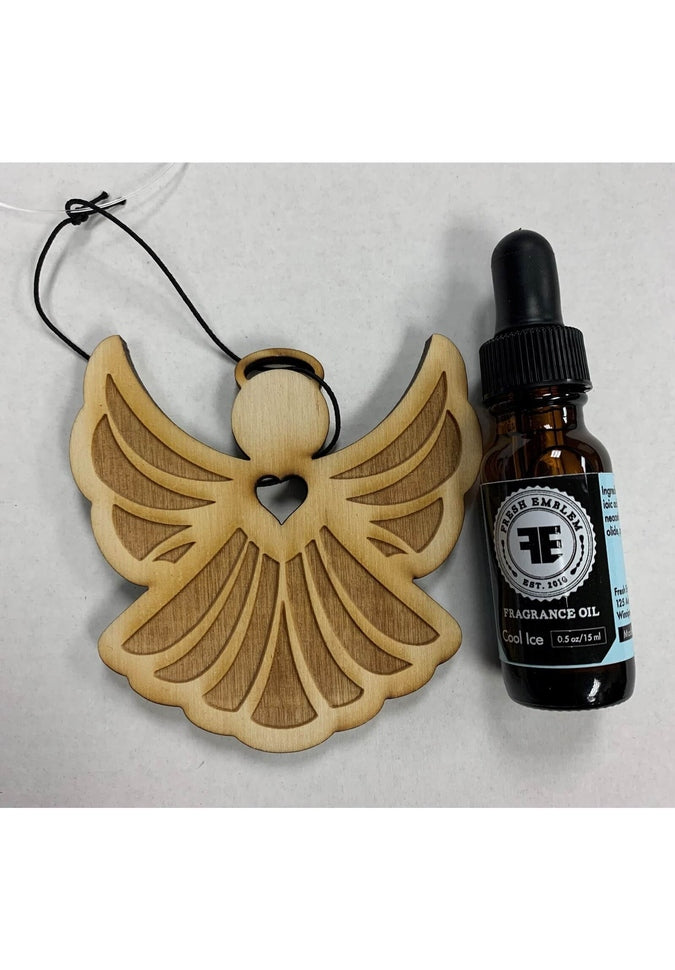 Fresh Emblem Scented Wood Car Air Freshener Bundle - Natural Aromatherapy for Cars, Home & Office | Long-Lasting Fragrance for Vehicles, Closets & Small Spaces