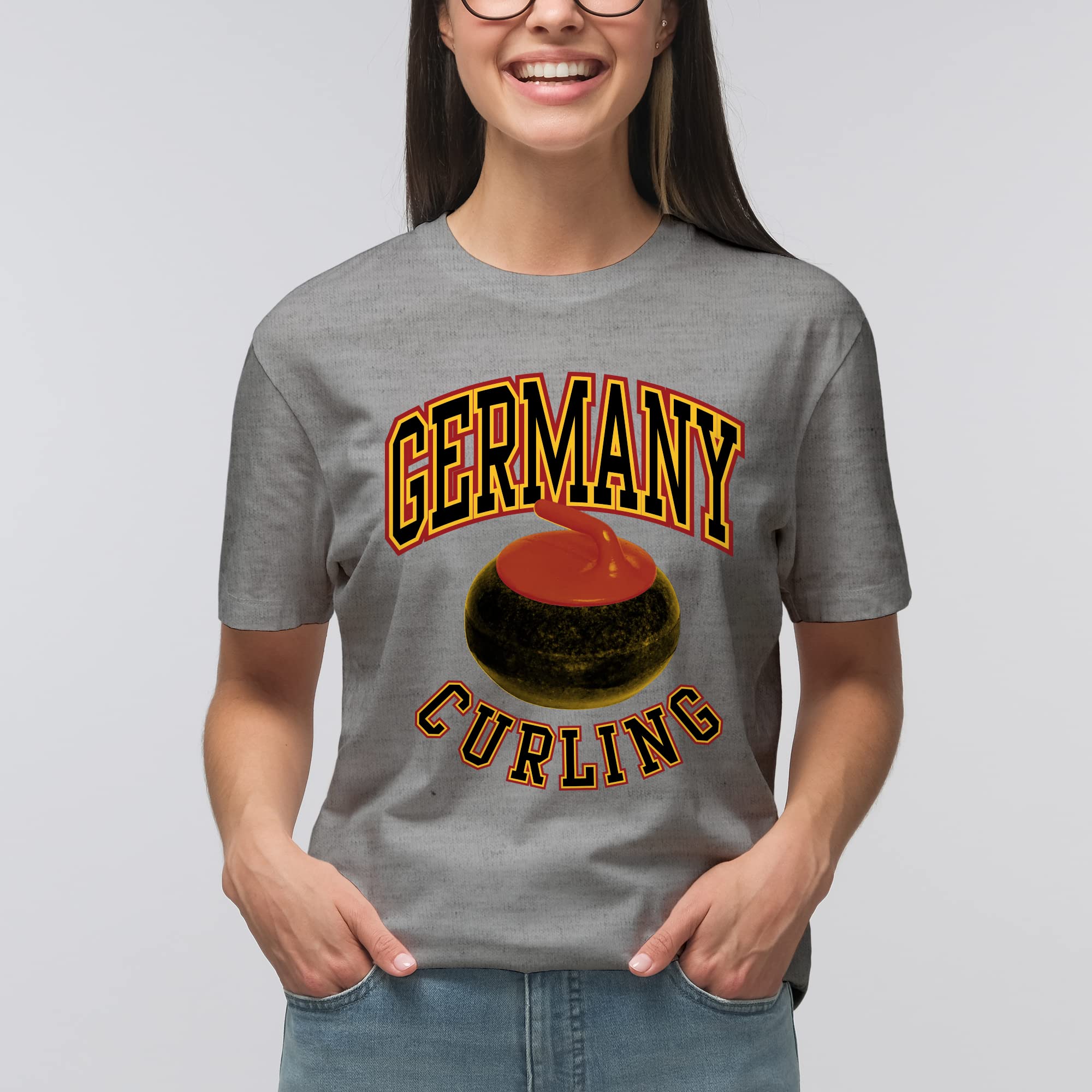 Curling Winter Sports Games T-Shirt - Funny Ice Hockey Sweeping Team Apparel - Perfect for Curling Enthusiasts, Ice Rink Events & Winter Sports Fans
