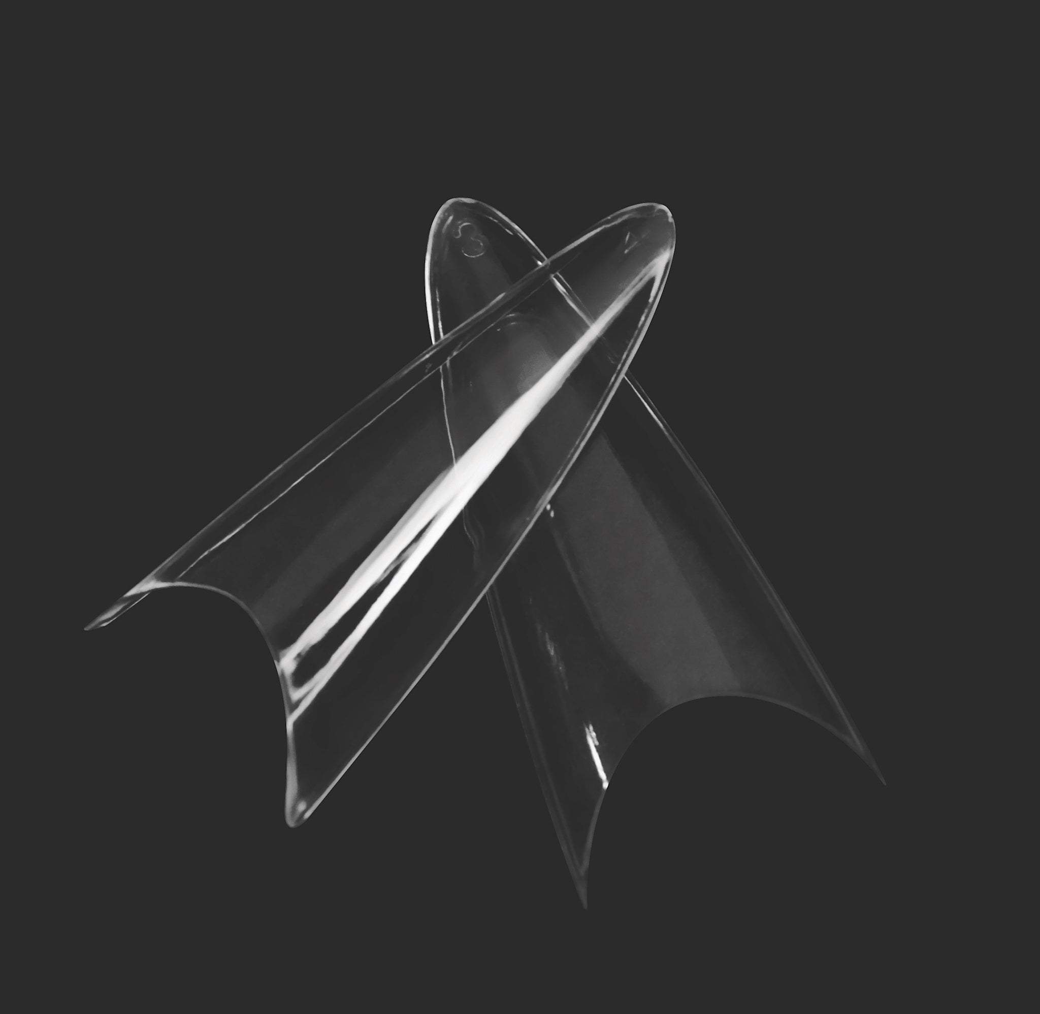 Almond Clear Nail Tips Tray 200 Count - Professional Acrylic Nail Extensions for Salon & Home Manicure - Perfect for Nail Art, French Tips, and Gel Polish Application