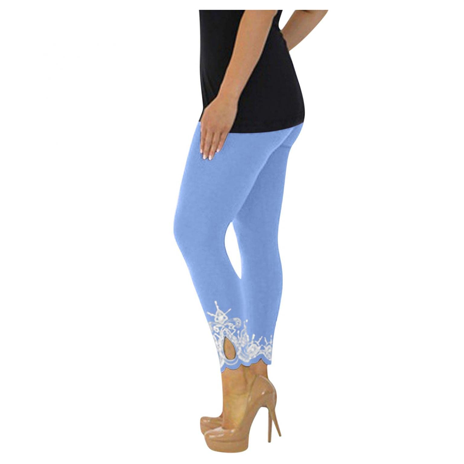 Women's High Waisted Leggings with Pockets - Stretchy Quick Dry Workout Yoga Pants for Running, Gym & Lounge - Tummy Control Comfort for Active Women
