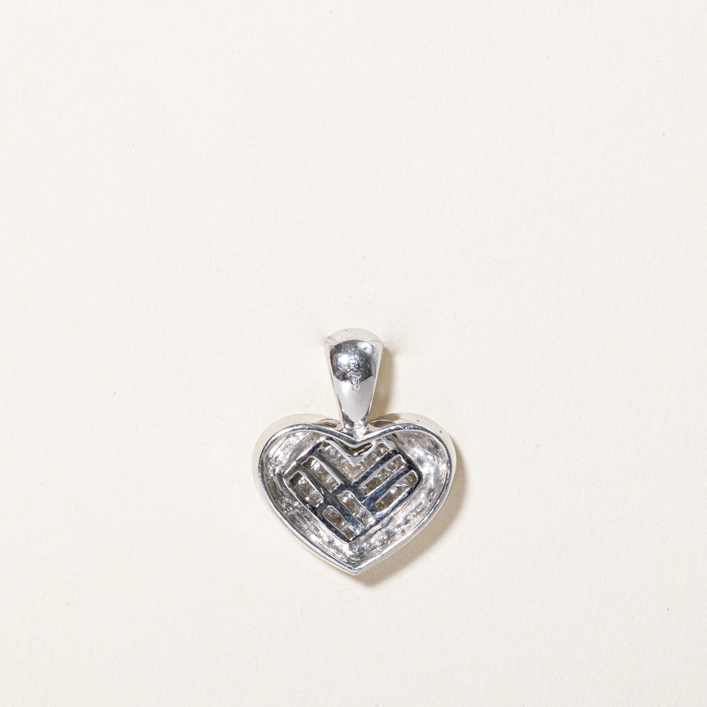 0.74ctw Princess Cut Diamond Pendant Necklace - Elegant Heart Shape Jewelry for Women | Perfect Gift for Anniversary, Valentine's Day & Special Occasions