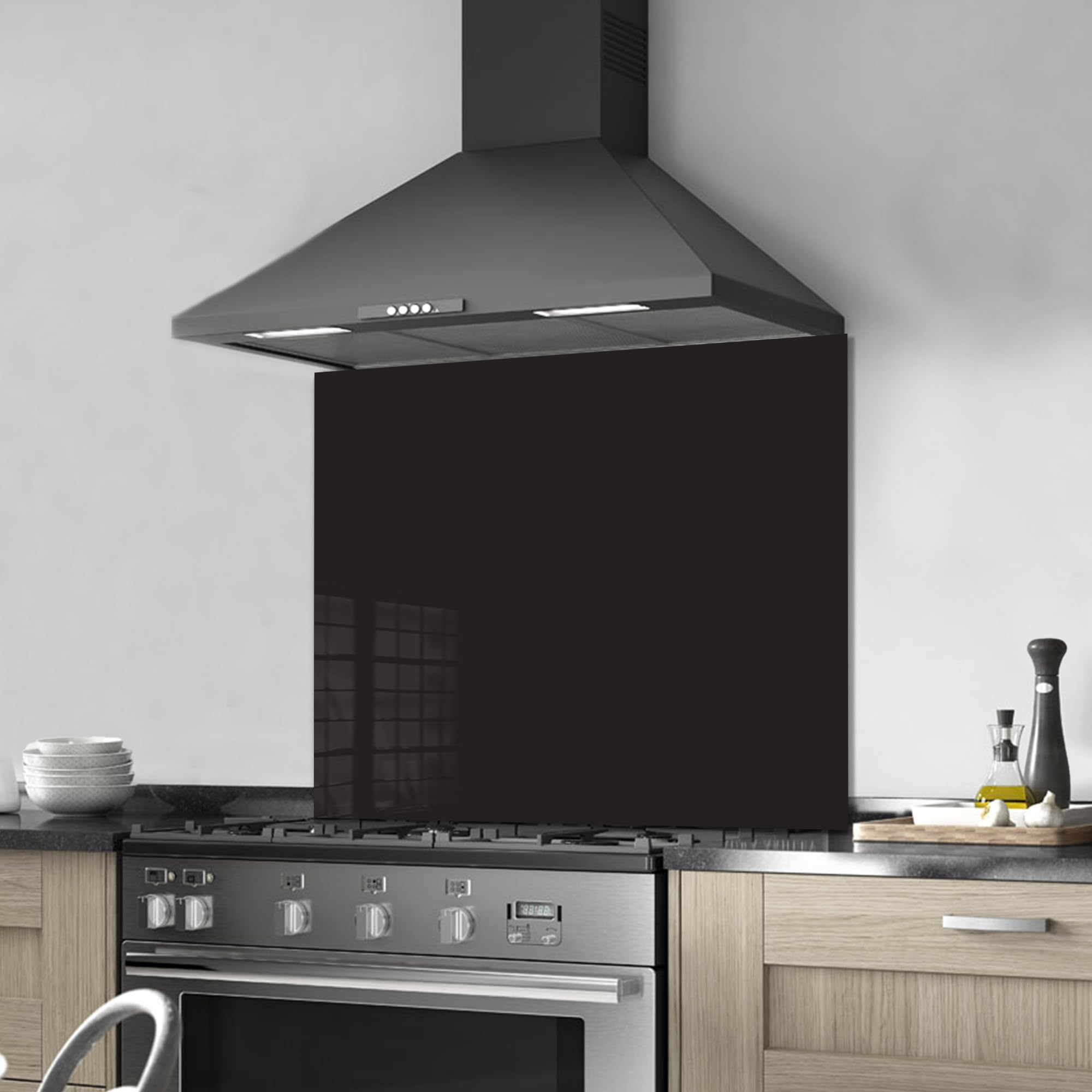 Tempered Glass Kitchen Backsplash - 30x20