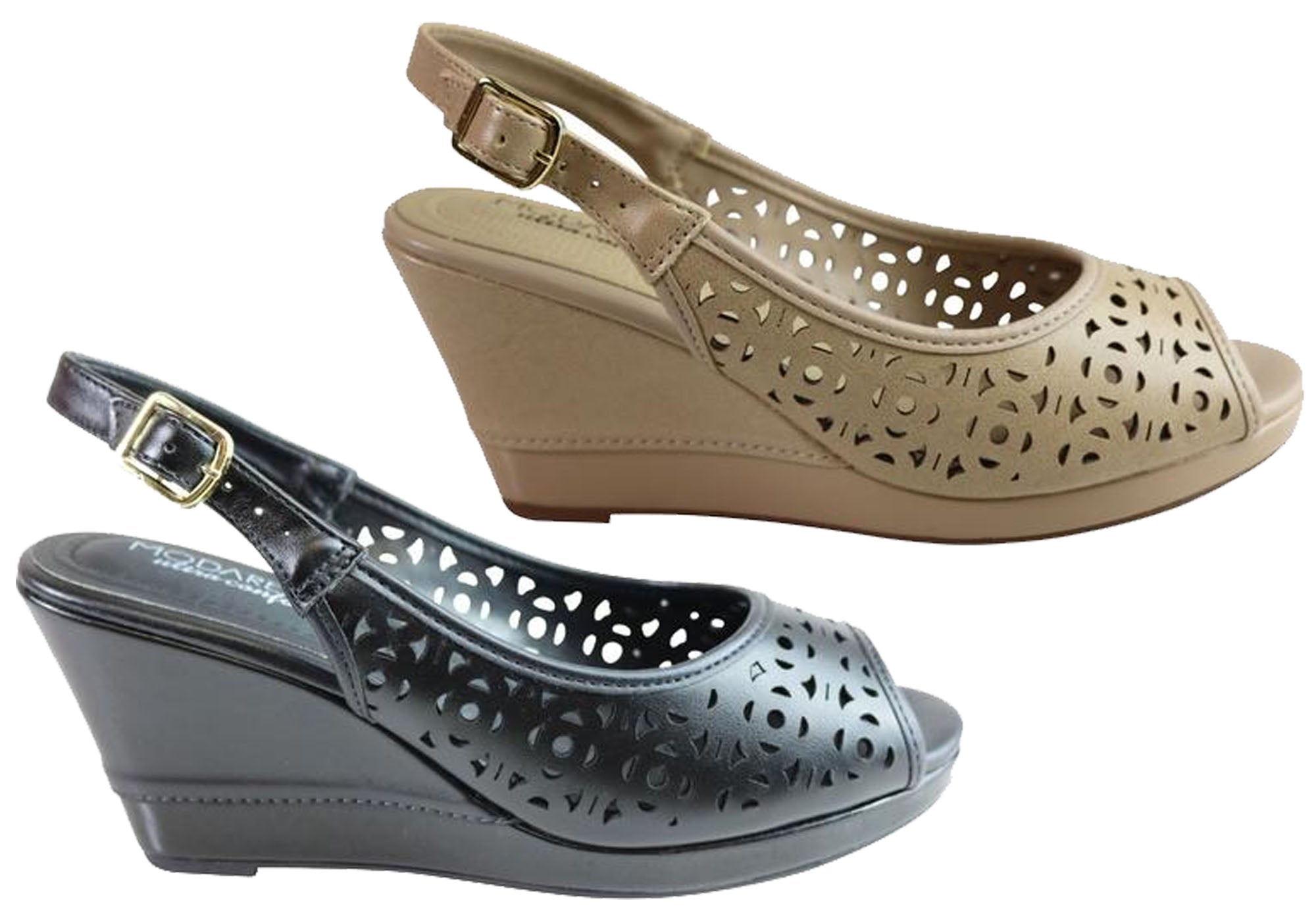 Modare Ultra Comfort EVA Women's Comfort Wedge Sandals - Made in Brazil - Perfect for Beach, Vacation & Summer Walking