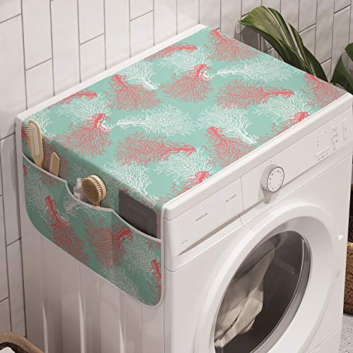 Dark Coral Mint Green
