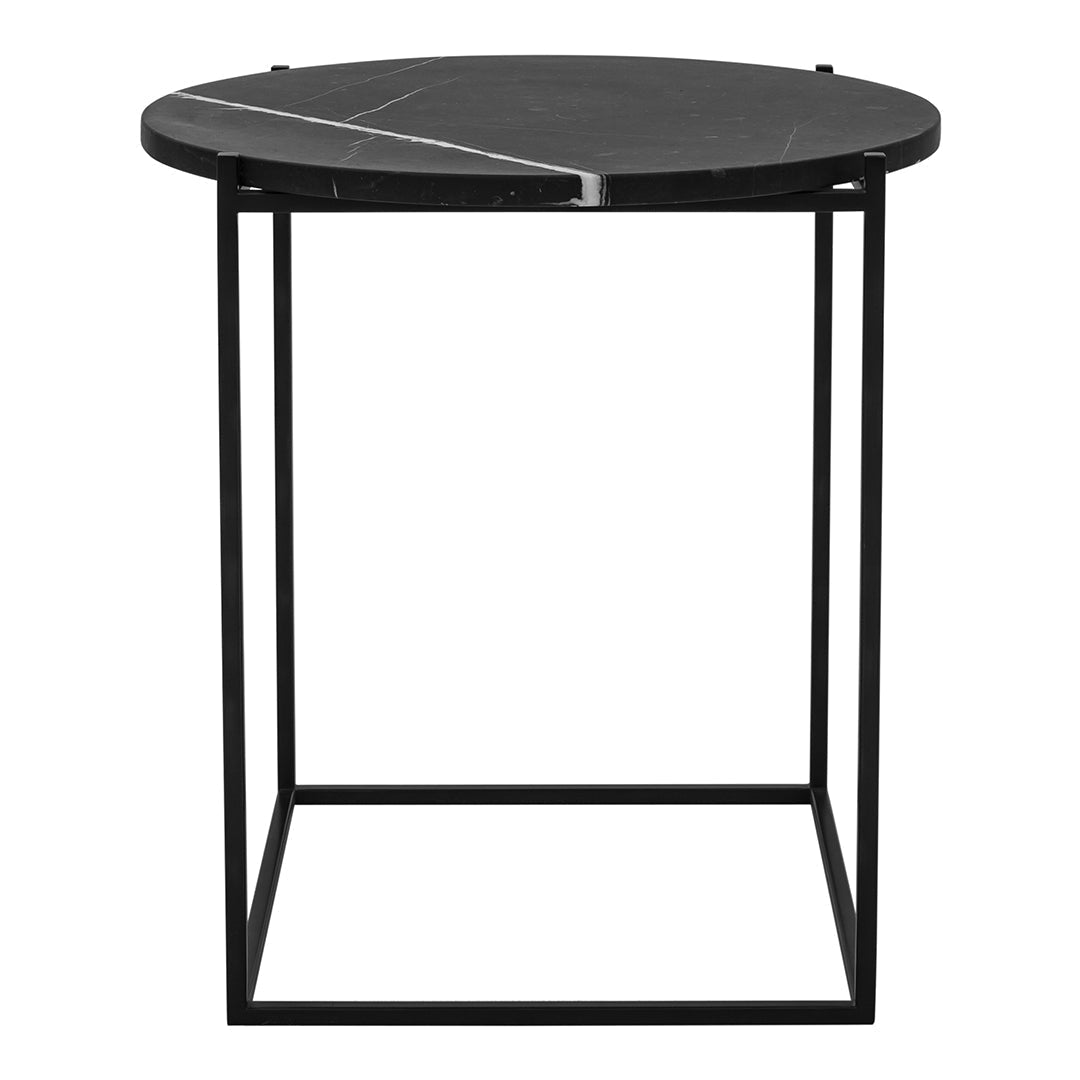 Modern Round Side Table - Small Accent End Table for Living Room, Bedroom, or Office - Perfect for Coffee, Books, and Decor