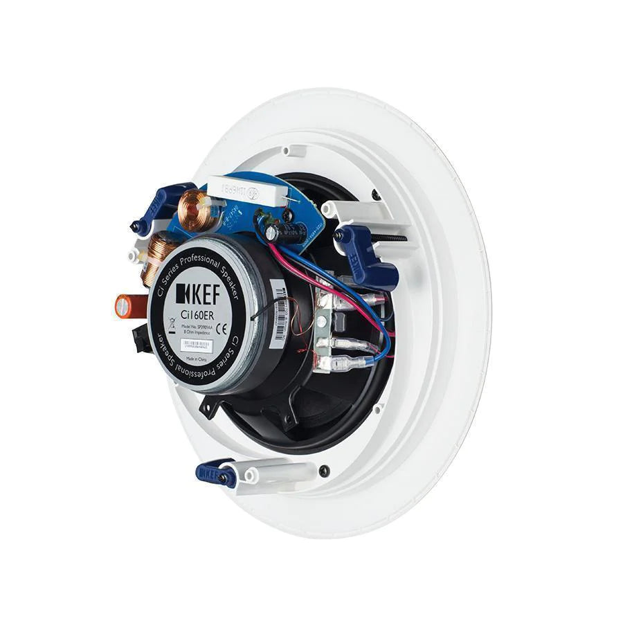 KEF Ci160ER 6.5 Inch In-Ceiling Speaker - High Performance Home Audio System for Living Room, Bedroom & Home Theater