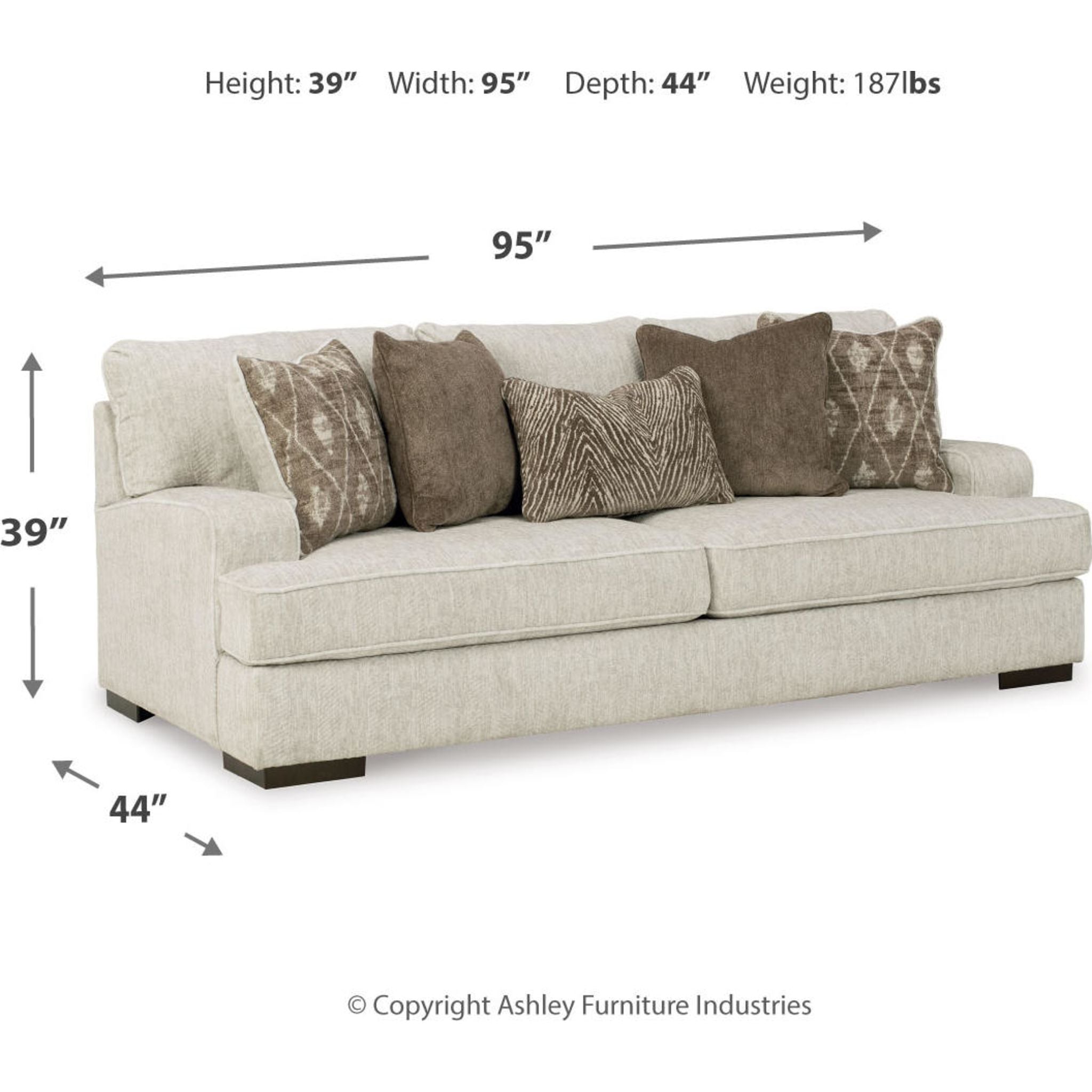 Luxury Alesandra Exclusive Sofa - Modern Living Room Furniture for Home & Office Comfort | Perfect for Relaxing, Entertaining & Stylish Decor
