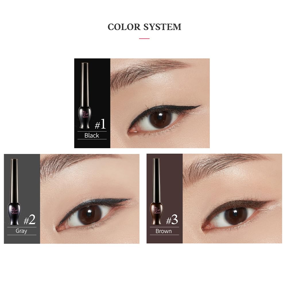 ETUDE Oh M'Eye Line Liquid Eyeliner - Smudge Proof, Long Lasting for Perfect Eye Makeup