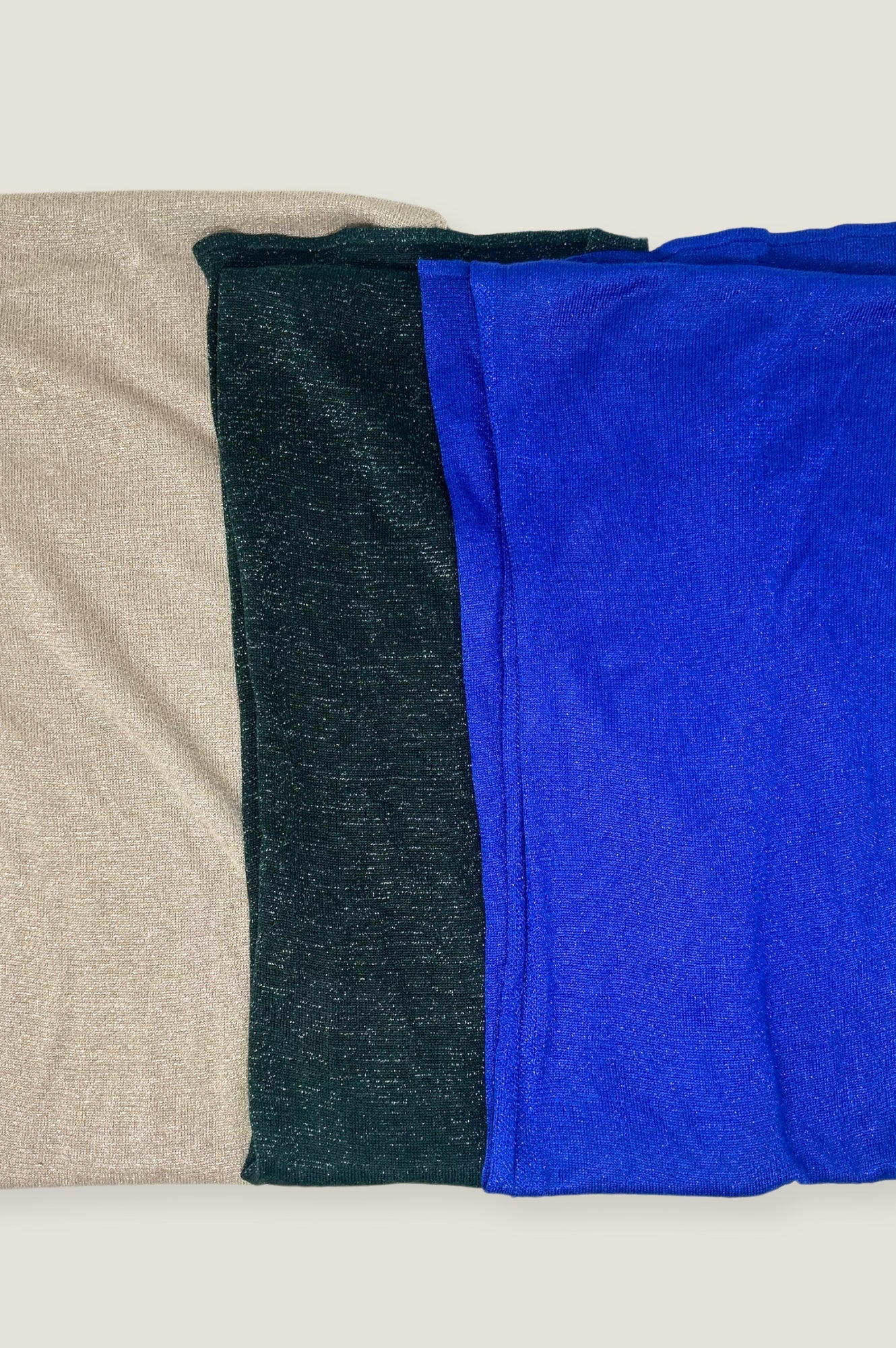 Lurex Scarf for Women - Soft & Shiny Cobalt Blue Fashion Scarf - Perfect for Winter Outfits, Parties & Holiday Gifts
